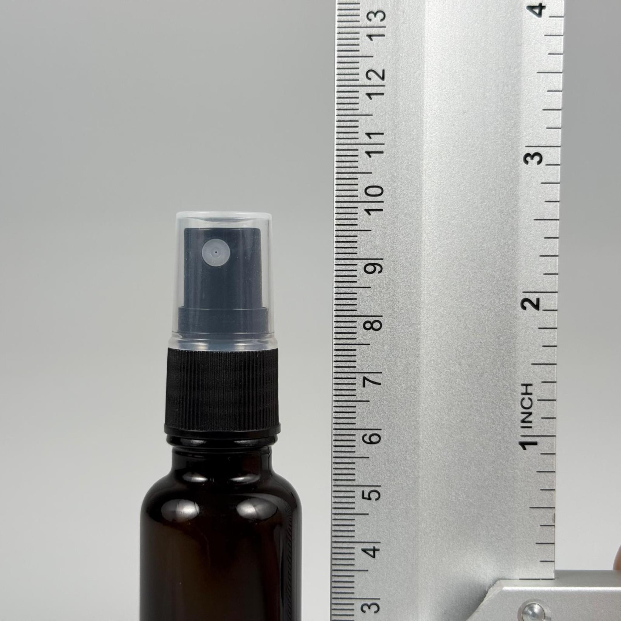 20 CC KOYU AMBER CAM ŞİŞE - SİYAH SPREYLİ SET - 20 CC ÜST KALİTE SİYAH SPREYLİ AMBER KOLONYA PARFÜM ŞİŞESİ