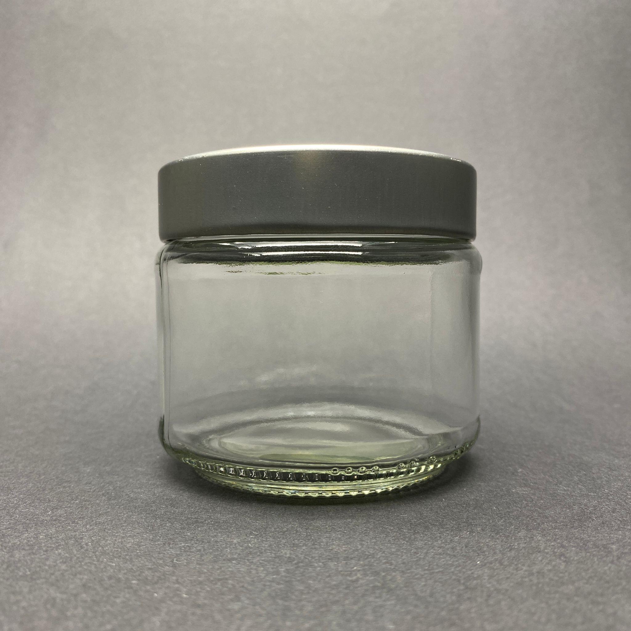 300 CC CAM KAVANOZ (SİLME HACİM 330 ML) - DERİN GÜMÜŞ LÜKS METAL KAPAKLI - 300 ML CAM KAVANOZ - MAGNOLİA KAVANOZU - PAŞABAHÇE