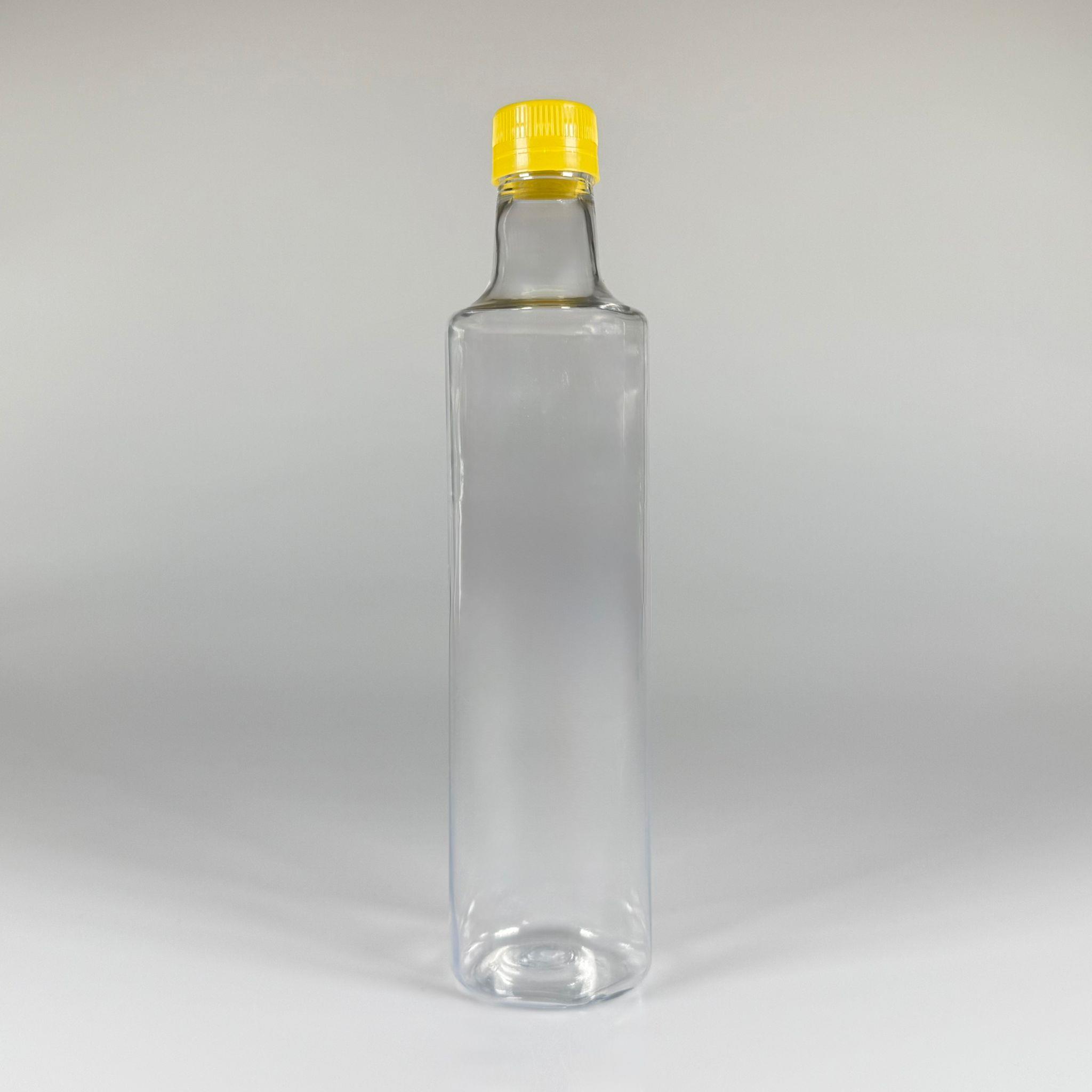 500 CC DORİKA SİLİNDİR PET ŞİŞE - CONTALI KİLİTLİ SARI KAPAKLI -  (60 GR) CAM GÖRÜNÜMLÜ SERT KALIN KIRILMAZ 500 ML SİLİNDİR PLASTİK ŞİŞE