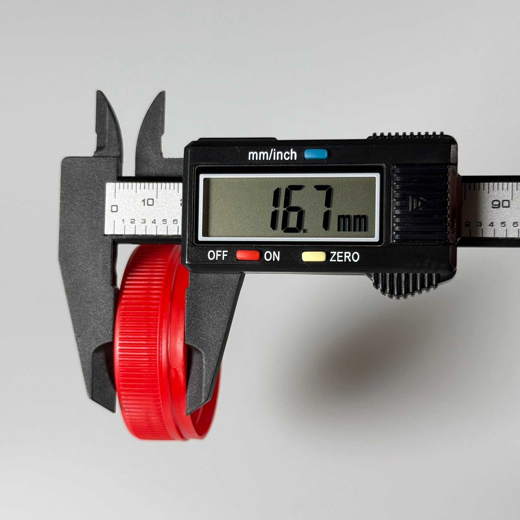 48 MM VİDALI KİLİTLİ PLASTİK KAPAK KIRMIZI  - 5 LİTRE SU PETİ KAPAĞI - 10 LİTRE SU PETİ KAPAĞI - KİLİTLİ