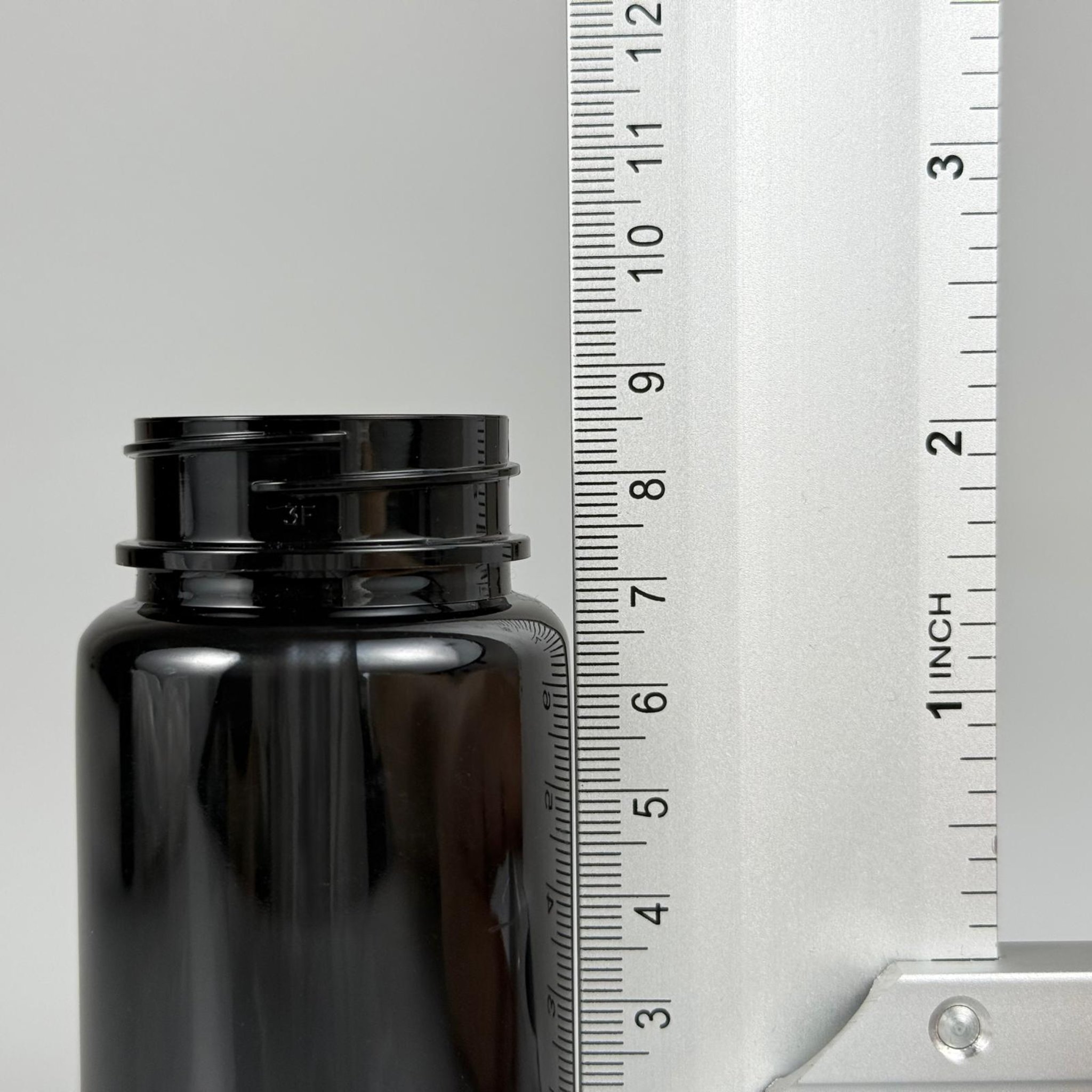 100 CC SİYAH PET TABLET ŞİŞESİ - 38 AĞIZ KAPAKSIZ - 100 ML KAPSÜL KUTUSU - İLAÇ ŞİŞESİ - MEDİKAL HAP ŞİŞESİ - FARMASÖTİK KAVANOZ