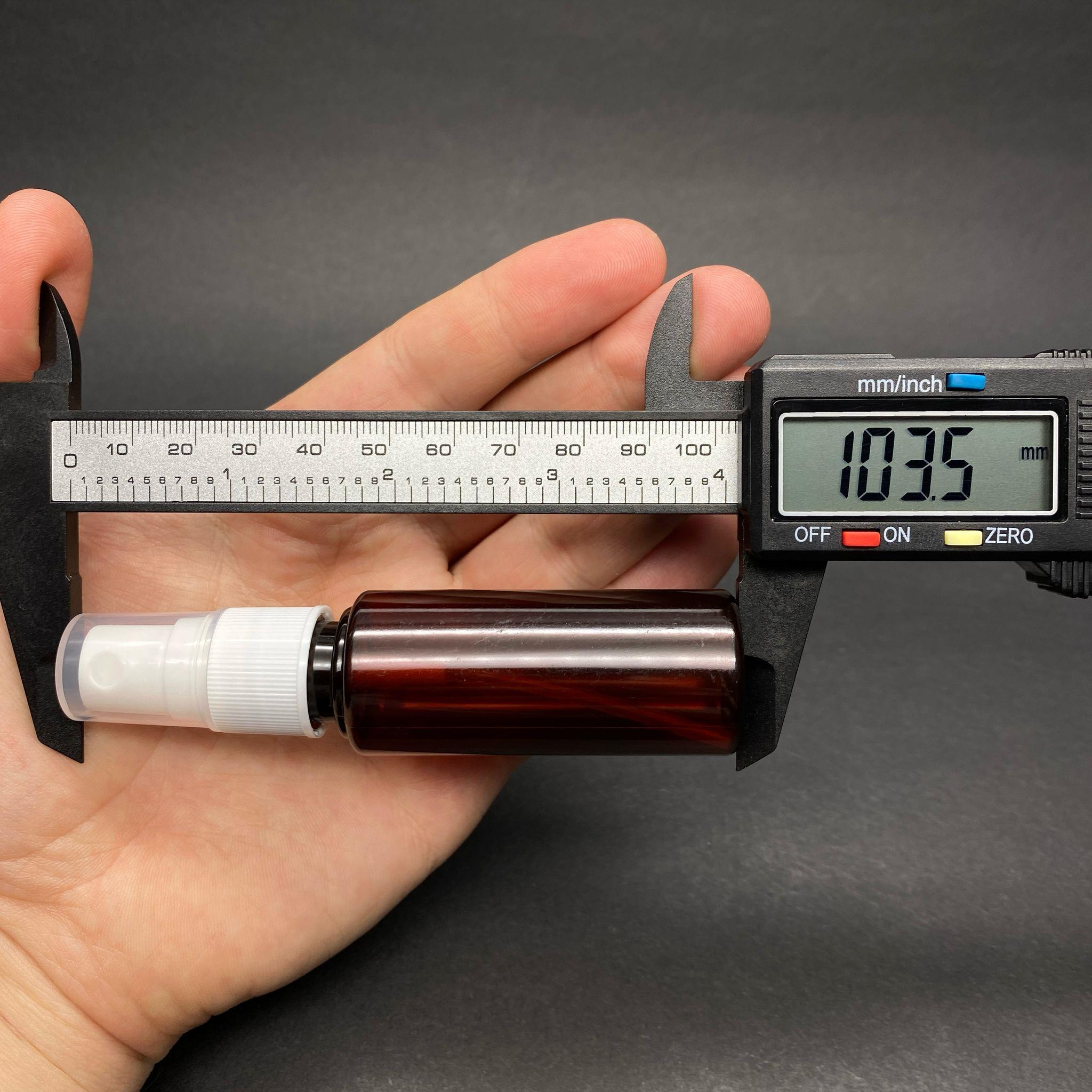 25 CC AMBER PET ŞİŞE - BEYAZ SPREYLİ TESTER 25 ML PLASTİK ŞİŞE