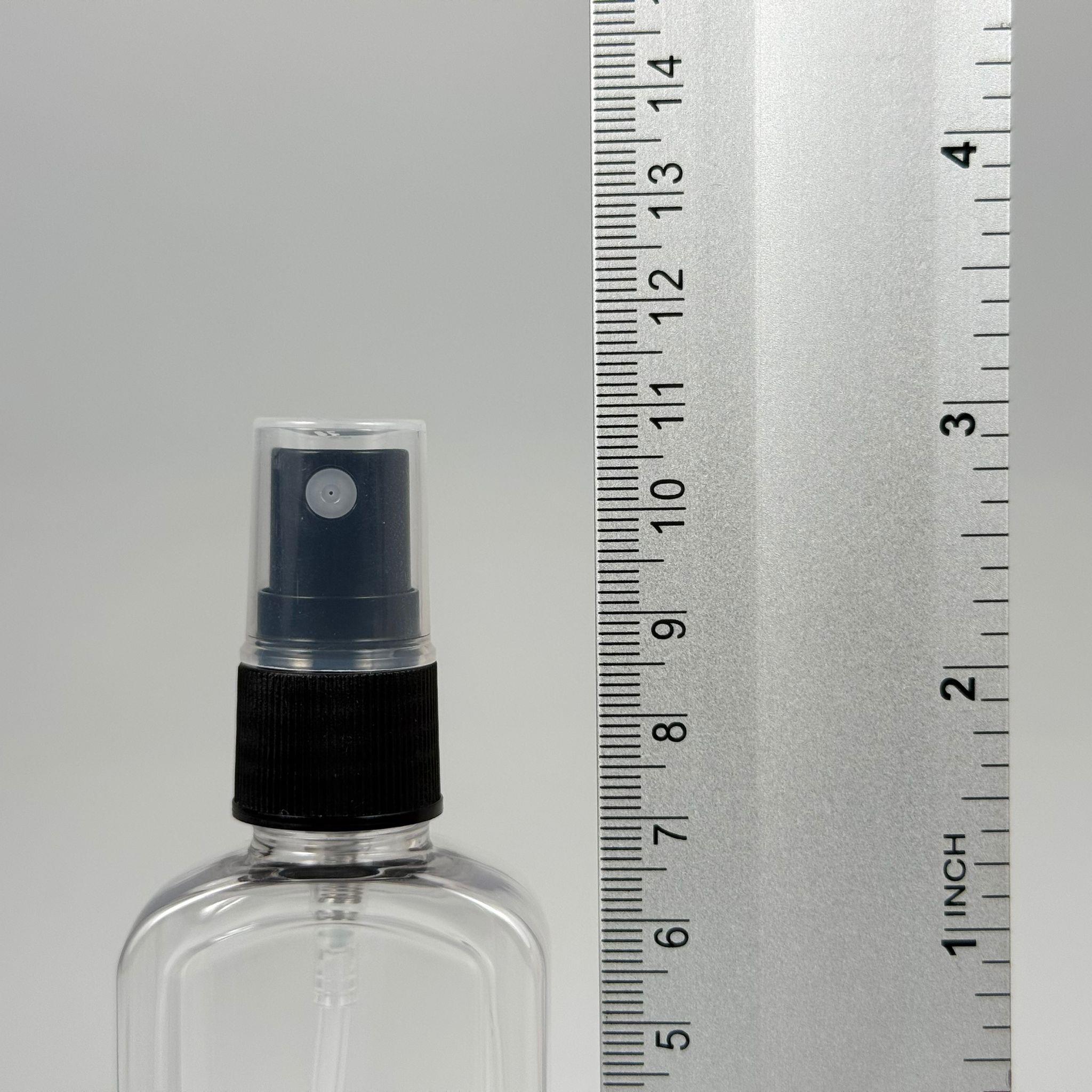 50 CC YASSI PLASTİK ŞİŞE - SİYAH SPREYLİ - 50 ML SPREYLİ PET ŞİŞE