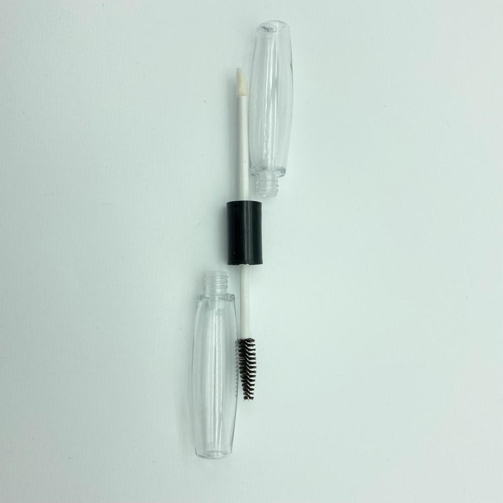 KAŞ VE KİRPİK SERUM ŞİŞESİ ÇİFT TARAFLI - DOUBLE KAŞ KİRPİK BAKIM RİMEL AMBALAJI - MASKARA VE LİPGLOSS AMBALAJI - BOMBELİ - 10 CC KAŞ SERUMU 10 CC KİRPİK SERUMU TOPLAMDA 20 CC