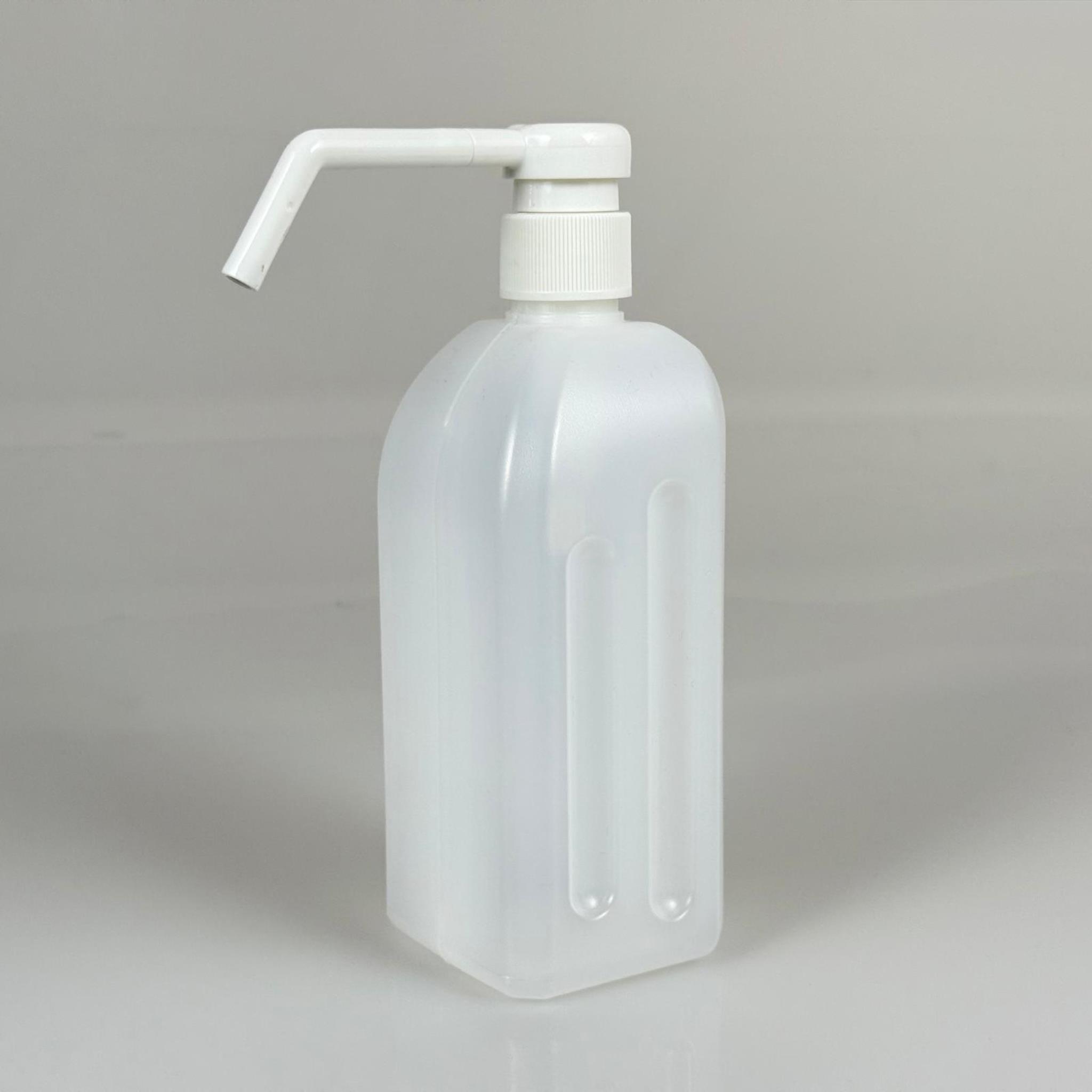 500 CC DEZENFEKTAN BİDONU - DİSPANSİYER POMPALI - 500 ML BEYAZ BOŞ DEZENFEKTAN BİDONU