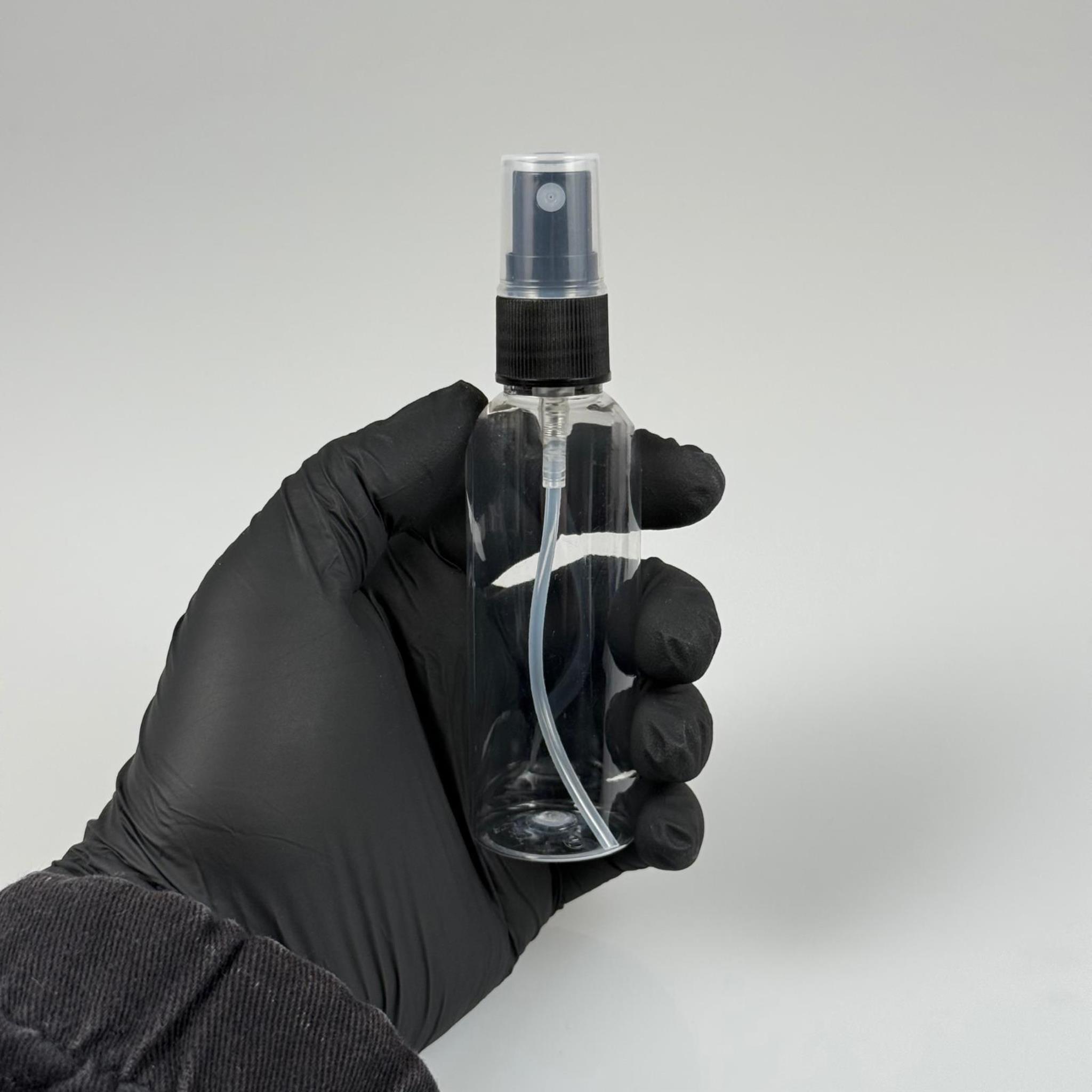 50 CC PLASTİK ŞİŞE - SİYAH SPREYLİ - 50 ML SPREYLİ PET ŞİŞE