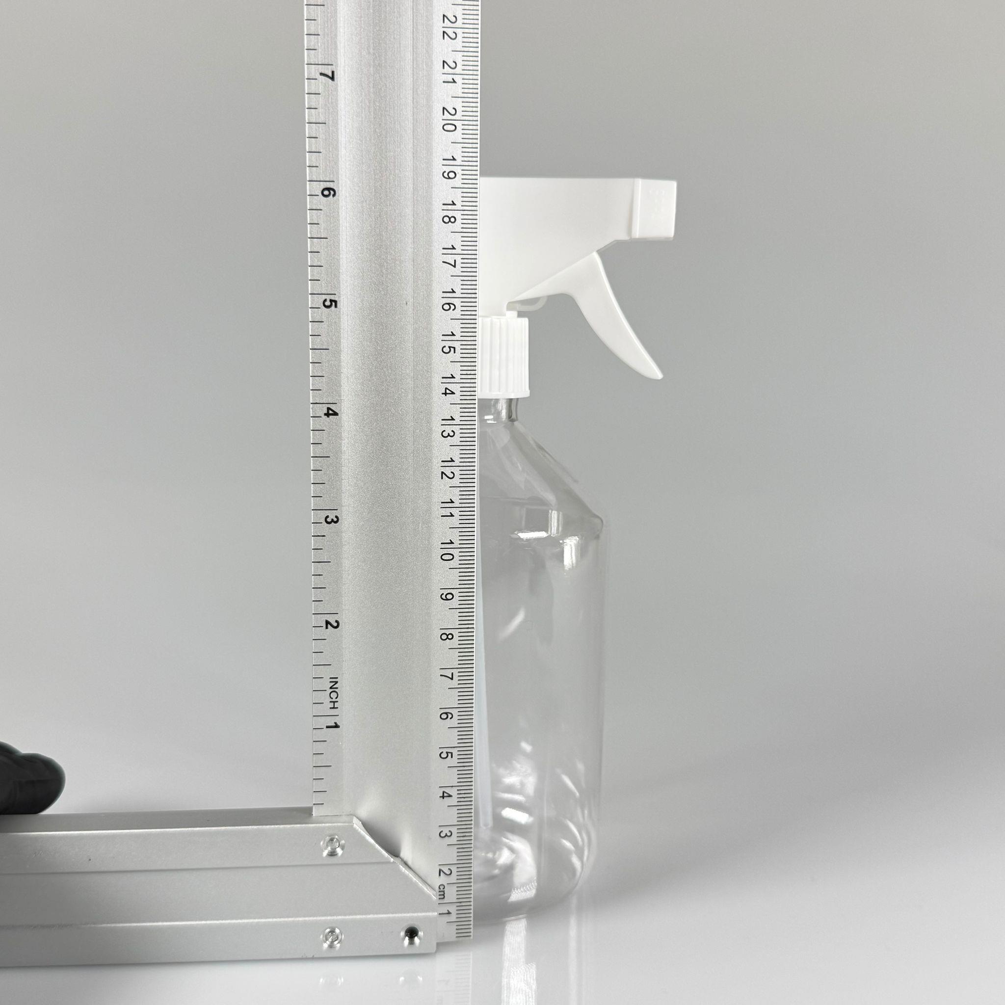 500 CC KÜT BOYUNLU ŞEFFAF PET ŞİŞE  - BEYAZ TETİK TRİGER SPREYLİ - 500 ML KALIN (30 GR) PET ŞİŞE - BOŞ FISFIS ODA KOKUSU, OTO TEMİZLİK VB İÇİN PET ŞİŞE