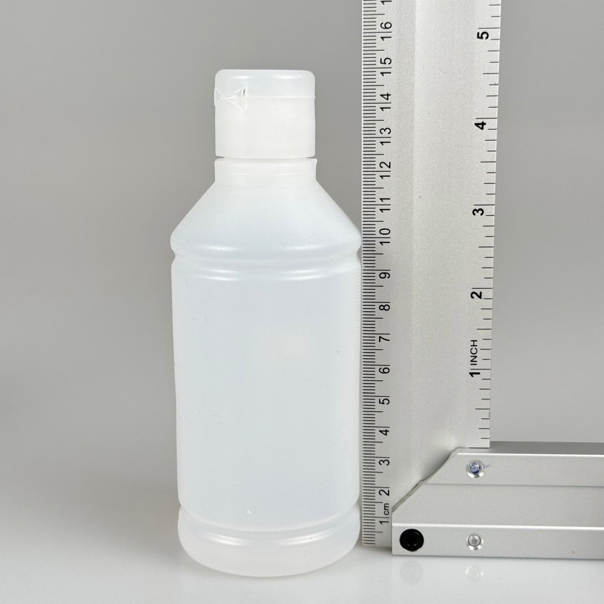 250 CC TİNER ŞİŞESİ - ŞEFFAF FLİPTOP KAPAKLI - 250 ML KİMYASALA DAYANIKLI PLASTİK ŞİŞE - 0,25 LT POLİETİLEN ŞİŞE