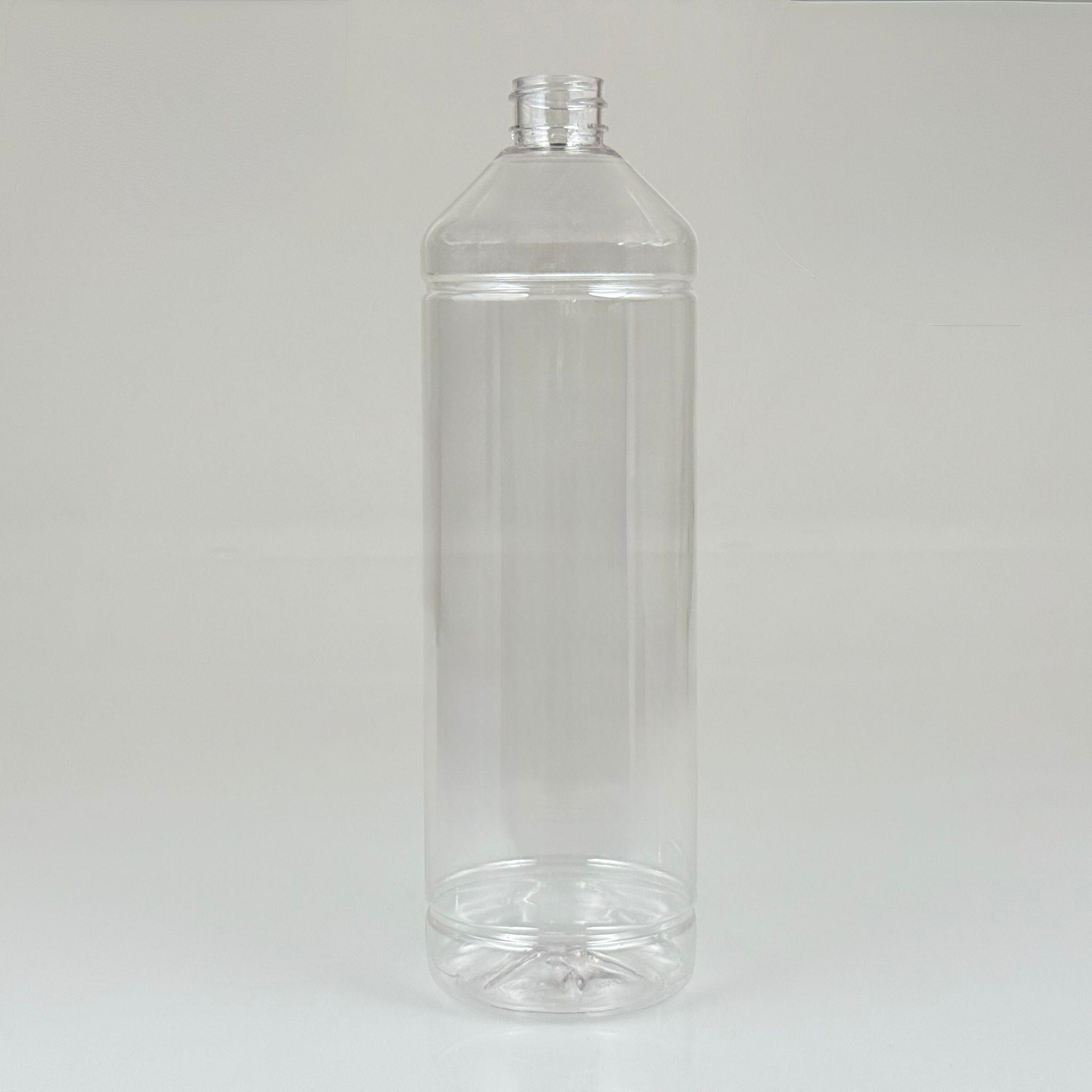 1000 CC DÜZ MODEL PET ŞİŞE (28 AĞIZ) - 1 LİTRE PET ŞİŞE - KAPAKSIZ