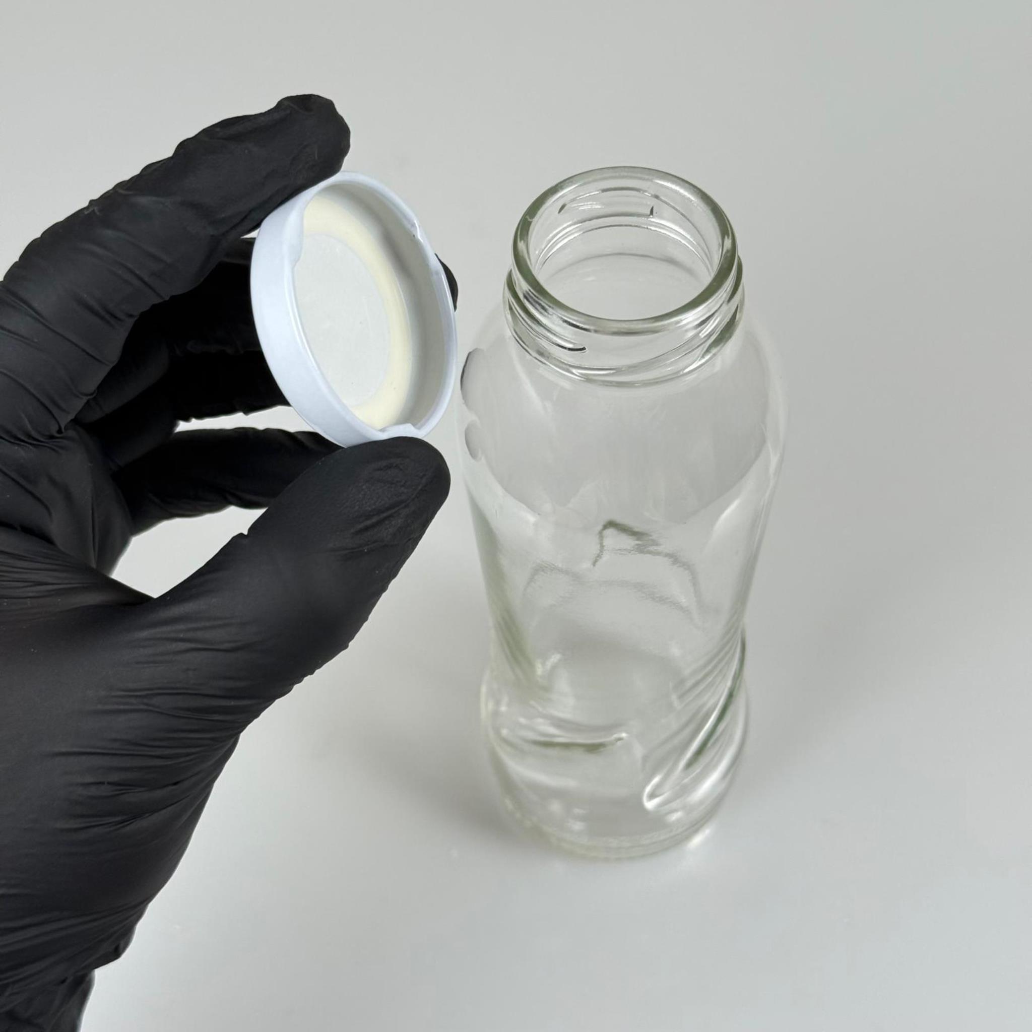 250 CC PAŞABAHÇE CAM MEYVE SUYU ŞİŞESİ - BEYAZ METAL KAPAKLI - 250 ML CAM ŞİŞE - KONSERVEYE UYGUN