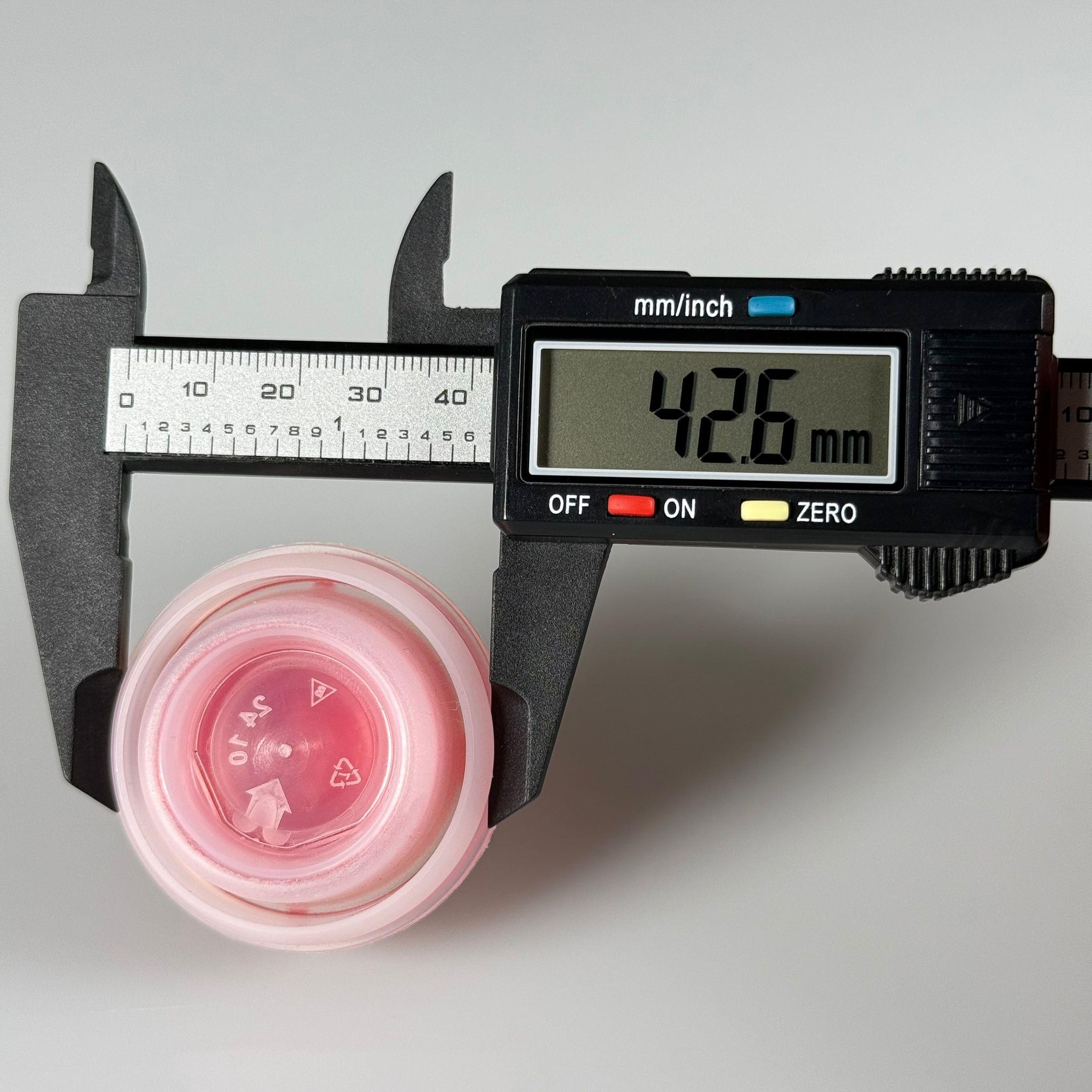 42 MM P2 K NATÜREL KIRMIZI BERİCAP (YAĞ TENEKE İÇİN) - TENEKE İÇİN PLASTİK KAPAK - YEDEK YAĞ TENEKE KAPAĞI - Çakma Metal TENEKE Kapağı