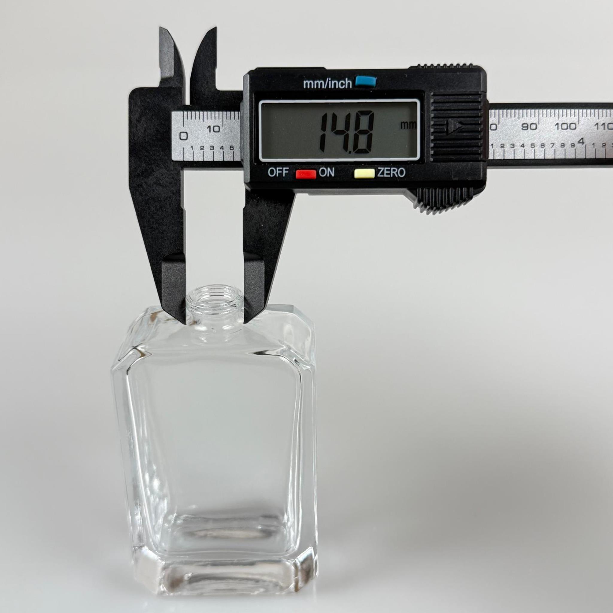 50 ML KÖŞELİ MODEL ANGEL PARFÜM ŞİŞESİ - KAPAKSIZ (AĞIZ 15 MM GEÇME KOLAY KAPAMA)