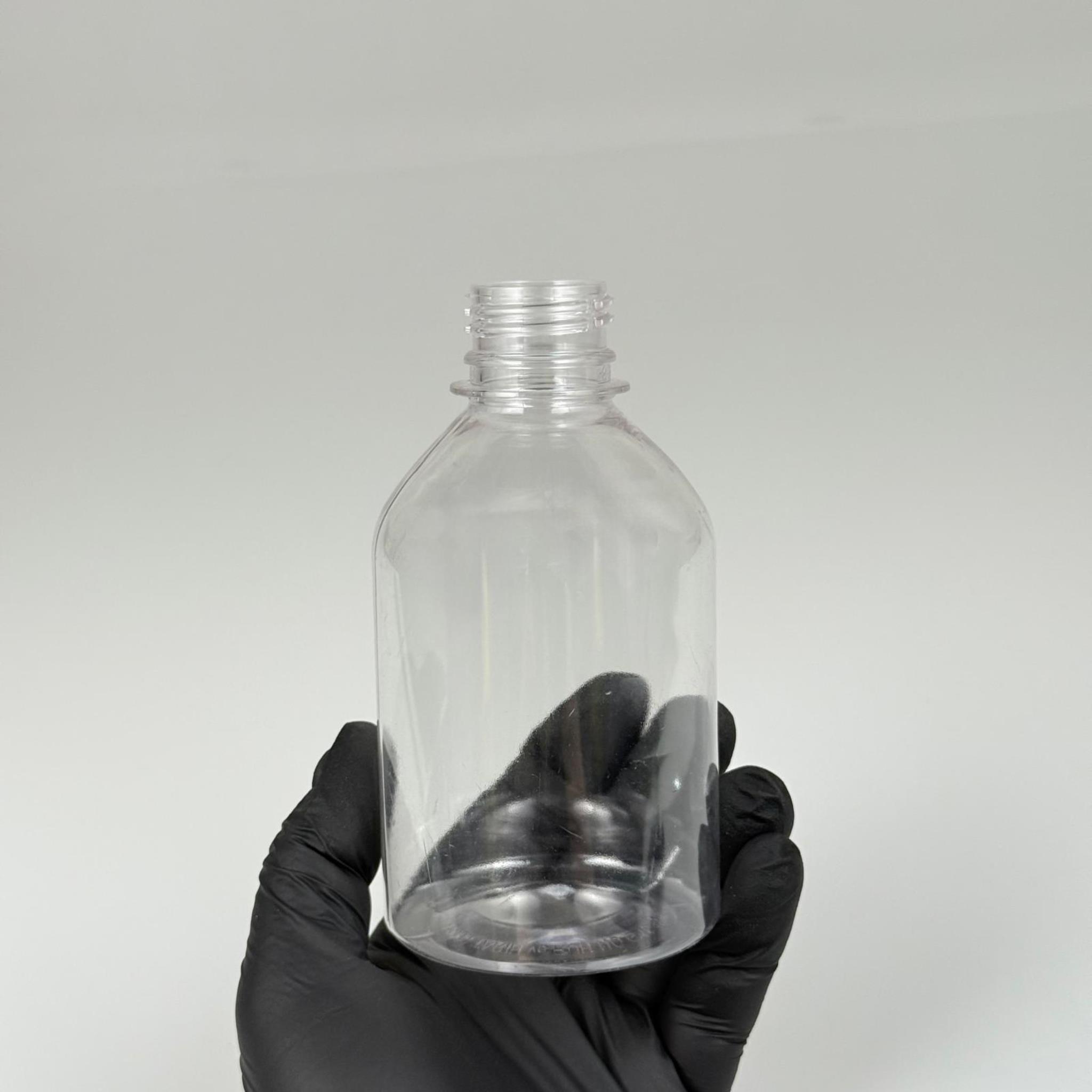 250 CC TOMBUL MODEL ŞEFFAF PET ŞİŞE KAPAKSIZ (28 AĞIZ)