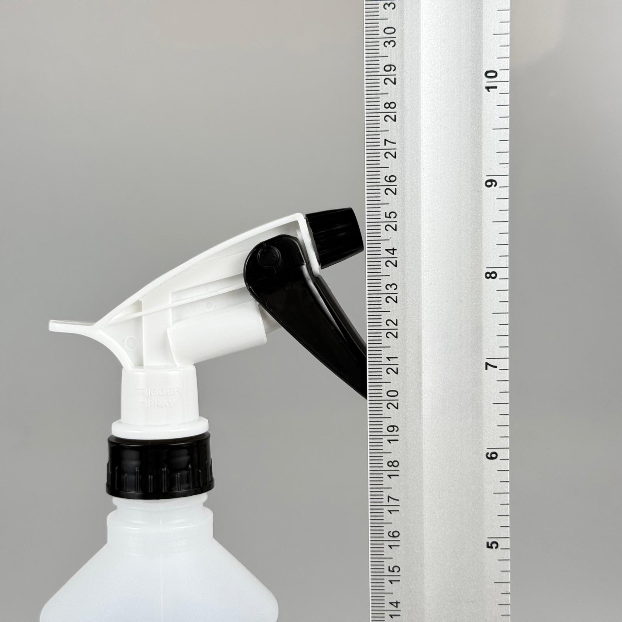 500 CC TİNER ŞİŞESİ - BÜYÜK SİYAH BEYAZ DOZAJLI KİMYASALA DAYANIKLI TRİGER TETİK SPREYLİ - 500 ML KİMYASALA DAYANIKLI PLASTİK ŞİŞE - 0,5 LT POLİETİLEN ŞİŞE - TOMBUL OTO TEMİZLİK ŞİŞESİ
