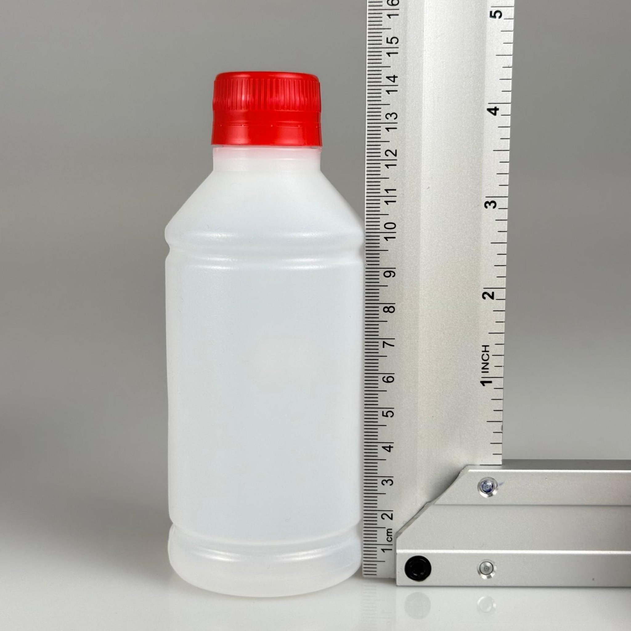250 CC TİNER ŞİŞESİ - KIRMIZI KİLİTLİ KAPAKLI - 250 ML KİMYASALA DAYANIKLI PLASTİK ŞİŞE - 0,25 LT POLİETİLEN ŞİŞE