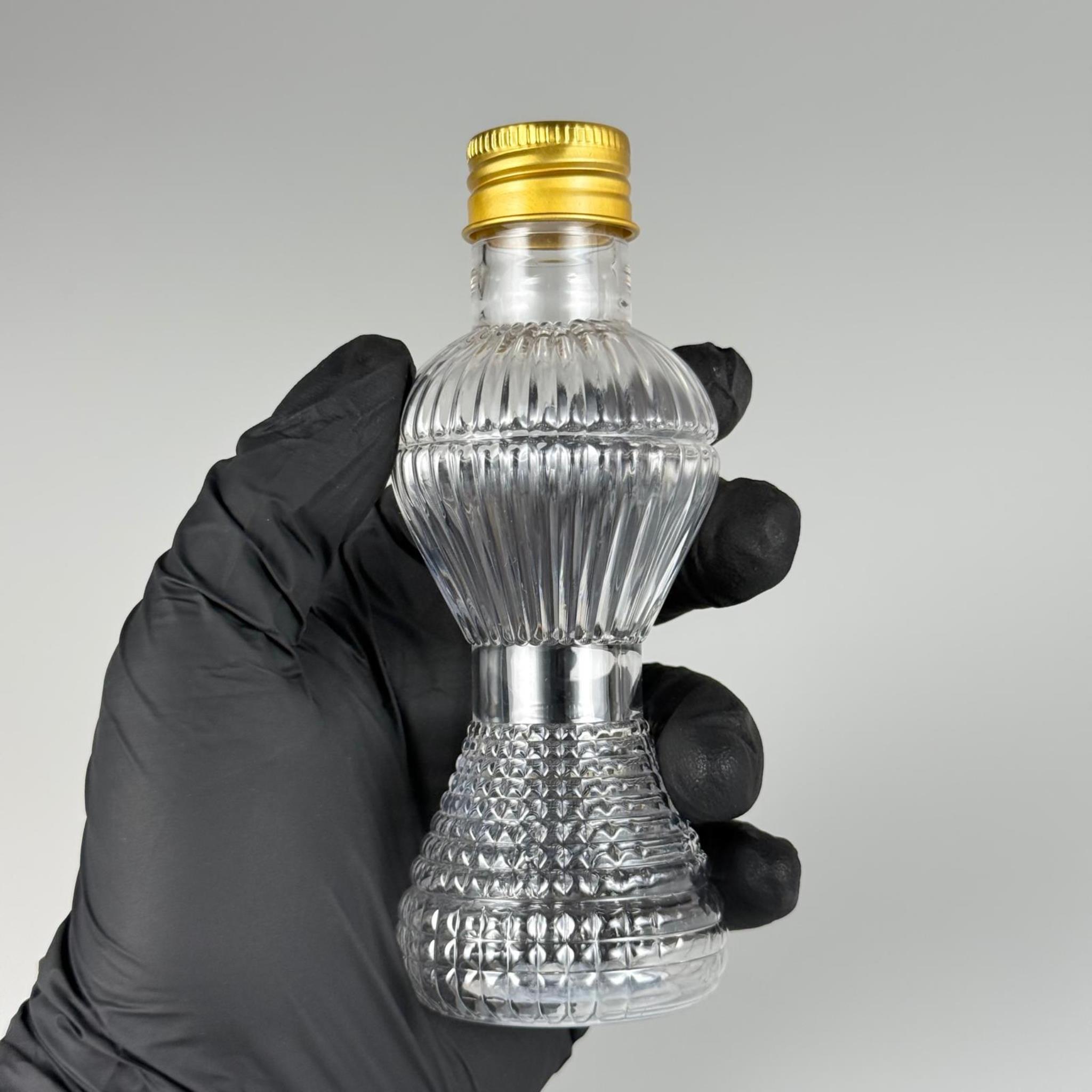 100 CC PIRLANTA CAMPET ŞİŞE (24 AĞIZ) + KÖPÜK CONTALI GOLD METAL ALÜMİNYUM KAPAK + KOLONYA TIPALI TAKIM - 100 ML KAPAKLI CAMPET PLASTİK ŞİŞELER