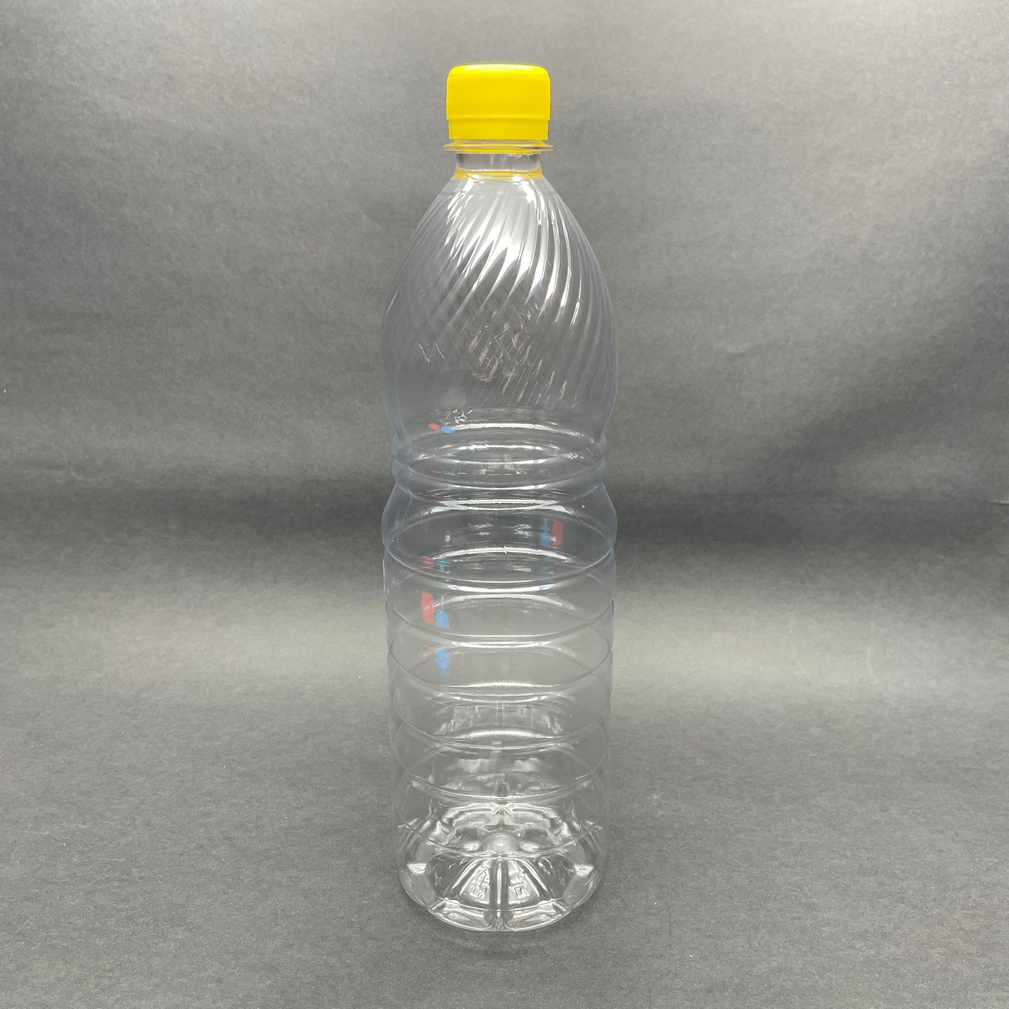 1000 CC PET ŞİŞE - SARI KİLİTLİ KAPAKLI - 1000 ML PLASTİK ŞİŞE - 1 LİTRE KİLİT KAPAKLI UCUZ BOŞ PET ŞİŞE