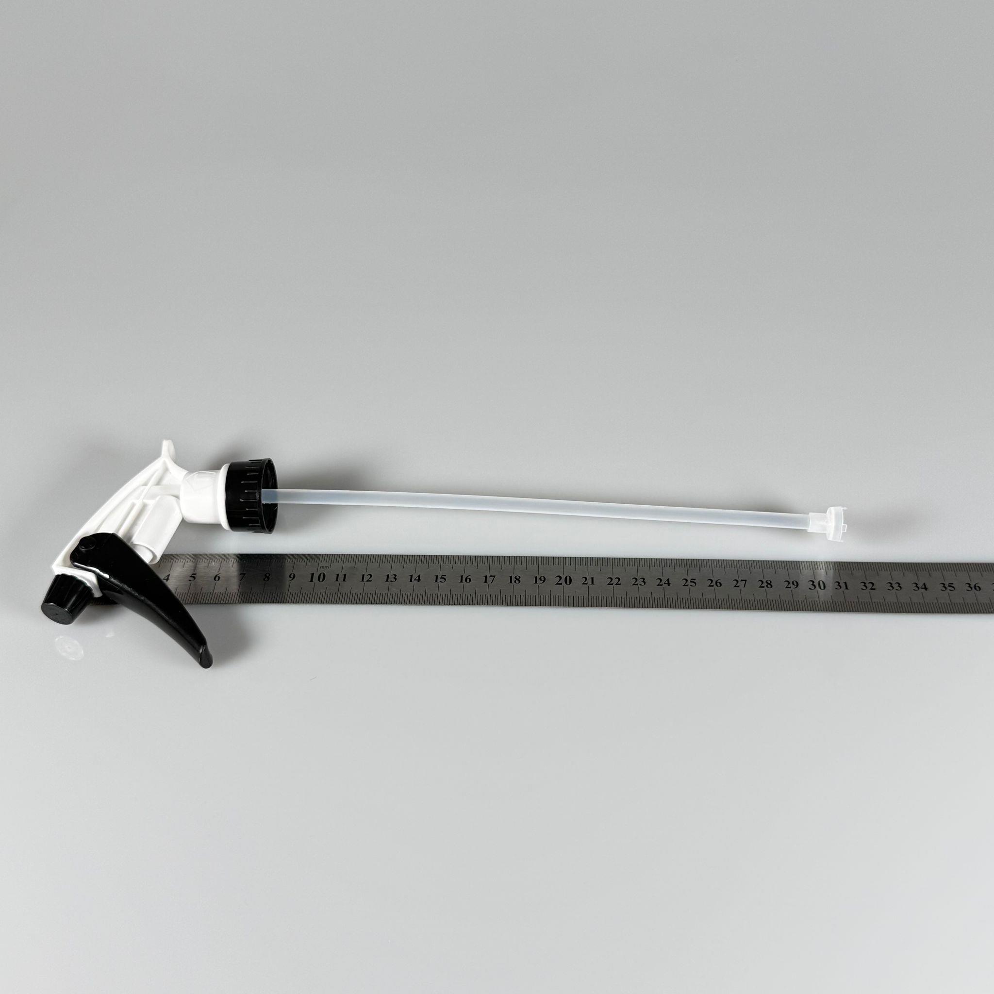 28 MM SPREY BÜYÜK DOZAJLI SPREY - SİYAH BEYAZ - 28 MM KİMYASALA DAYANIKLI TRİGER SPREY, OTO TEMİZLİK VB İÇİN FISFIS