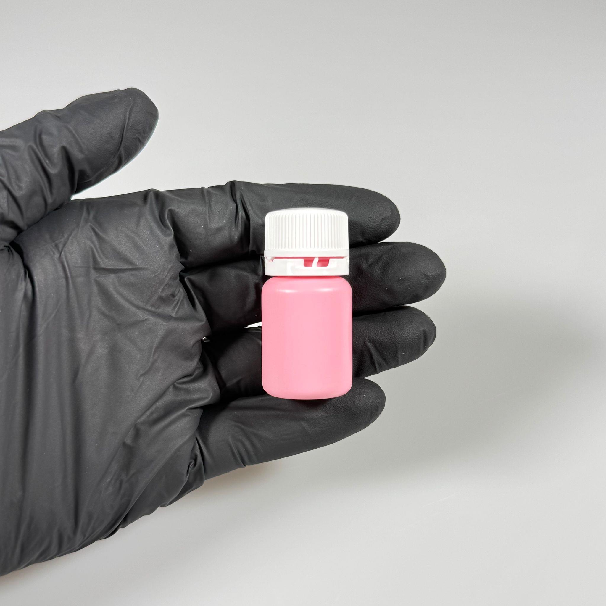 10 CC SHOT ŞİŞESİ - KİLİTLİ BEYAZ KAPAKLI - PEMBE - 10 ML POLİETİLEN CARNITINE SHOT ŞİŞESİ - MEDİKAL VE KOZMETİK AMBALAJ