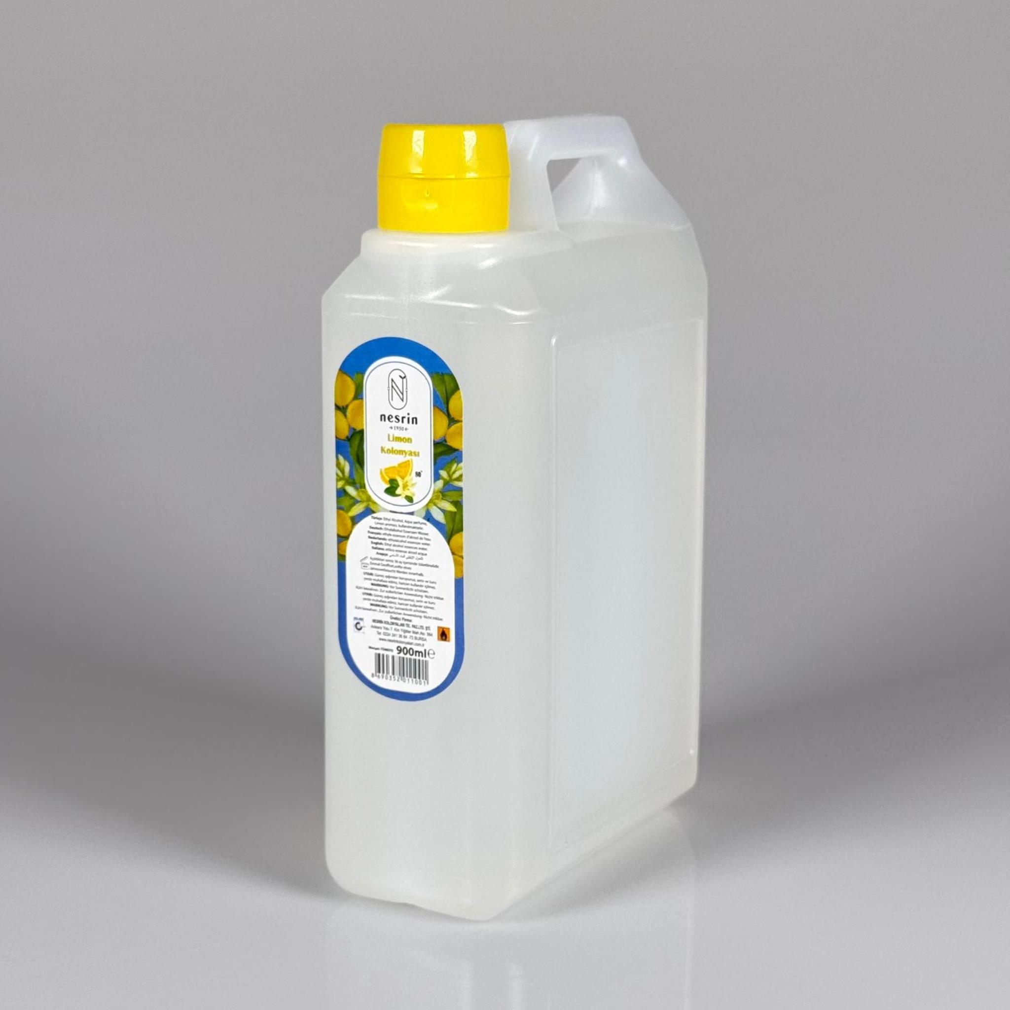 KOLONYA 900 ml NESRİN MARKA 80 DERECE - ÜCRETSİZ RENKLENDİREBİLİRİZ