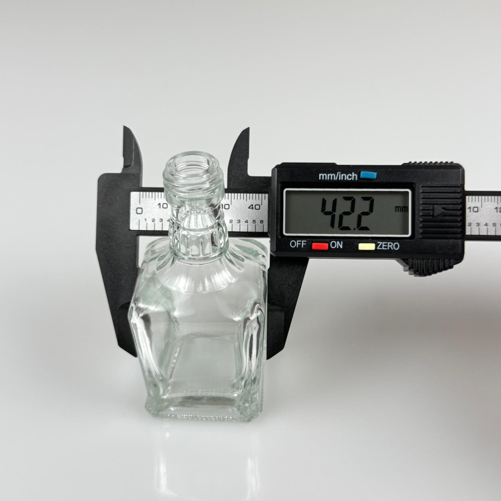 50 CC BOĞAZLI KONİK CAM ŞİŞE - 18 MM AĞIZ - 50 ML PRESTİJLİ ŞİŞE