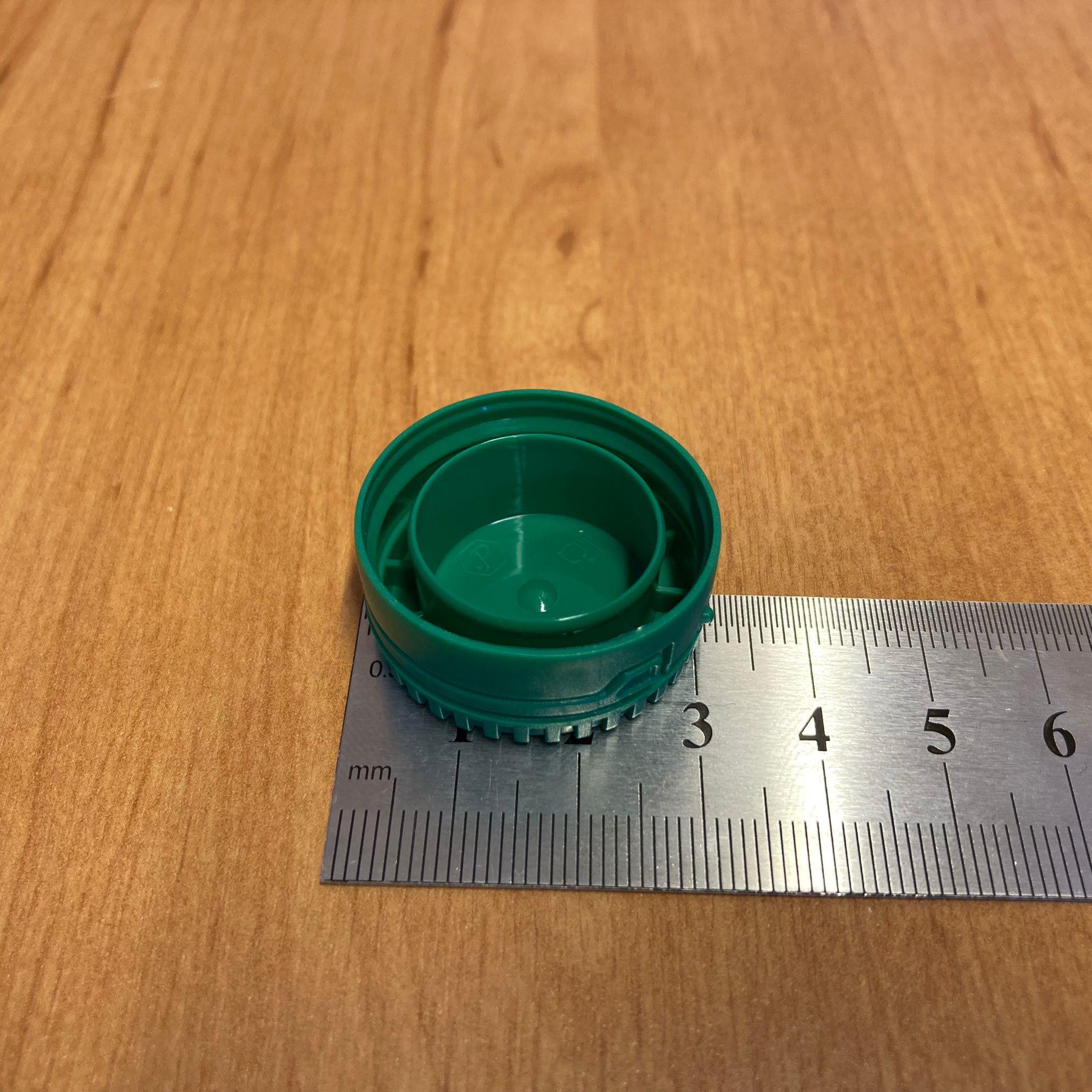 28 MM ÇAKMA KAPAK - YANDAN YIRTMAÇLI - YEŞİL (KOLAY KAPANIR) STD 29/21-7740 BERICAP AĞIZ ŞİŞELER İÇİN UYUMLU