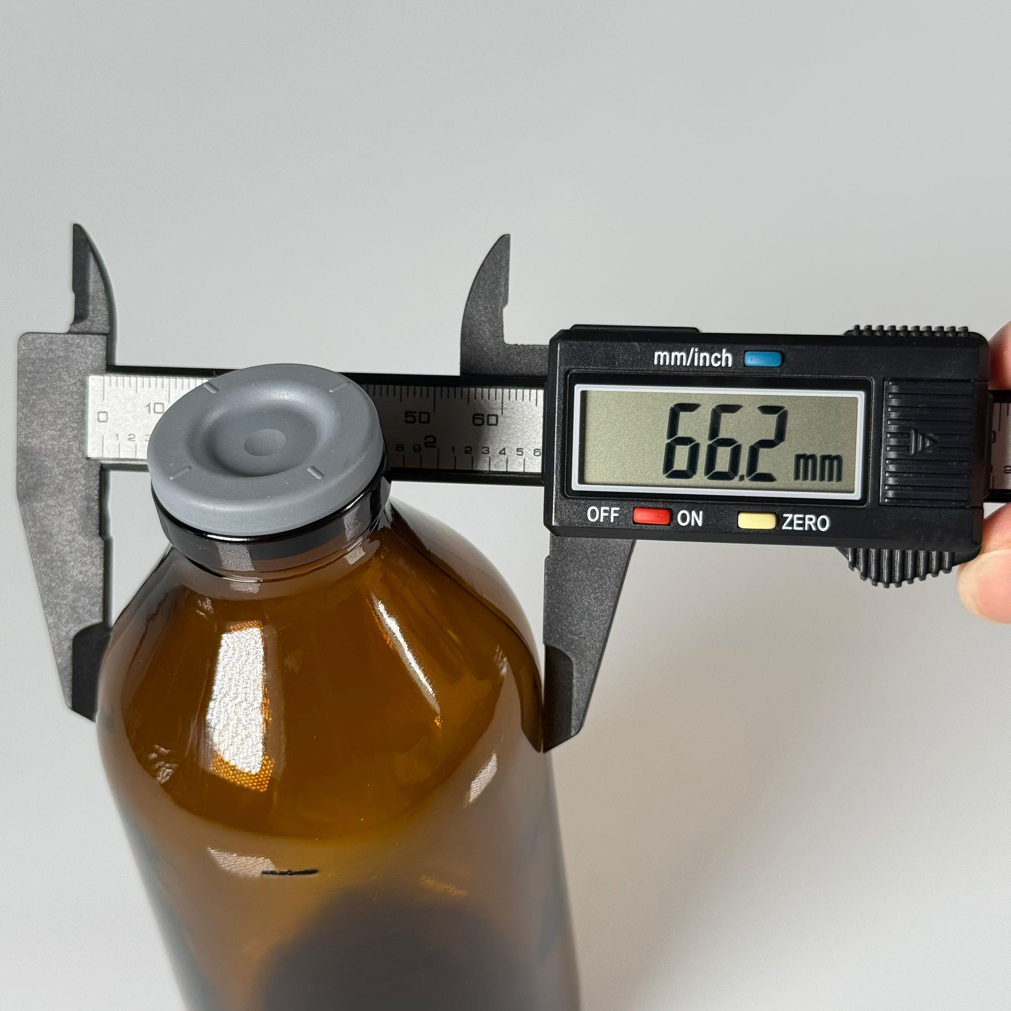 250 CC AMBER KAHVERENGİ CAM SERUM ŞİŞESİ - 32 AĞIZ  KAUÇUK BUTİL TIPALI TAKIM - 250 CC BOŞ SERUM ŞİŞESİ - TİP 2 İLACA ECZAYA  UYGUN