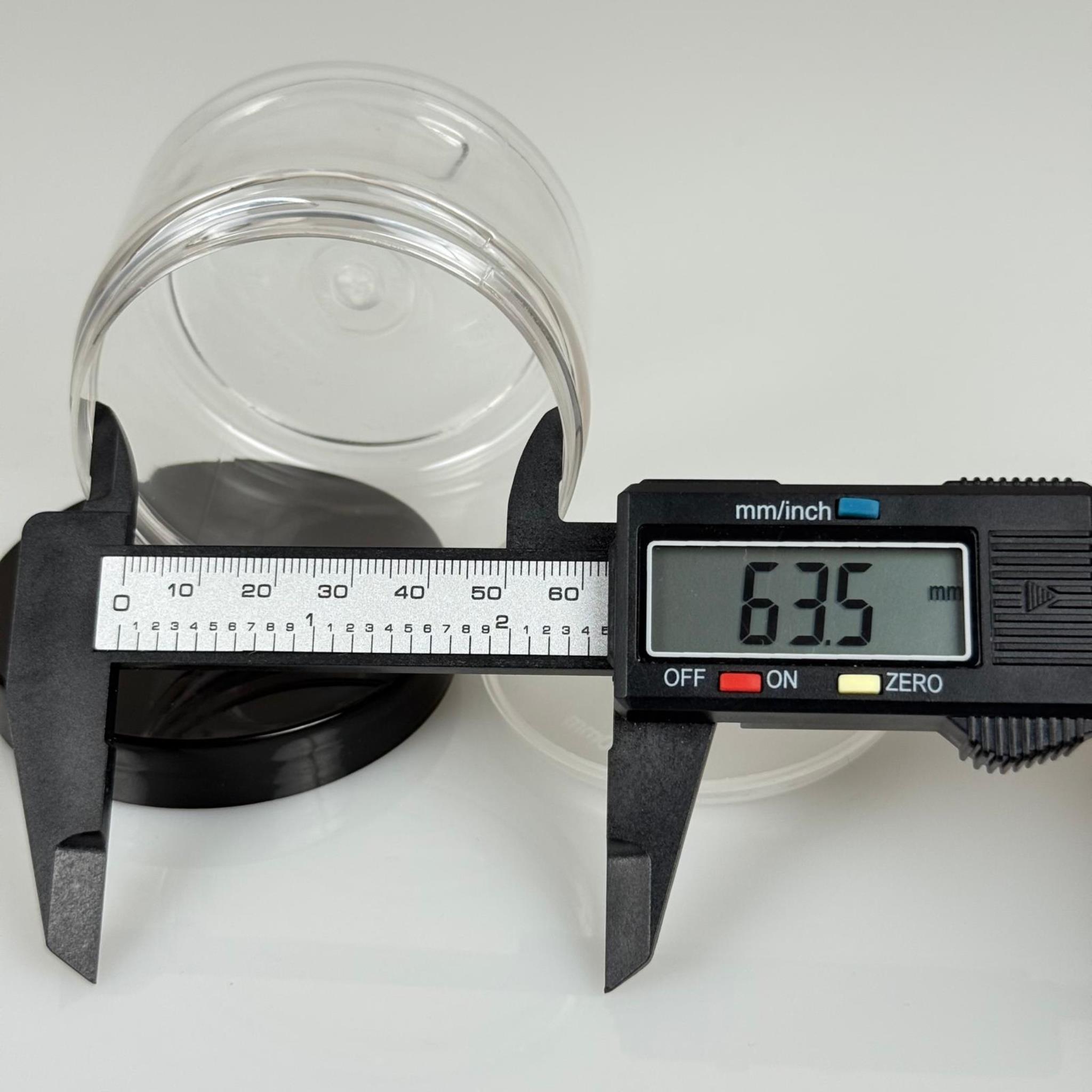 150 ML SERT PET KAVANOZ + SİYAH PLASTİK KAPAK + İÇ TIPA - 150 CC KALIN ŞEFFAF PLASTİK KAVANOZ SİYAH PLASTİK KAPAKLI İÇ TIPALI TAKIM - KREM KAVANOZLARI