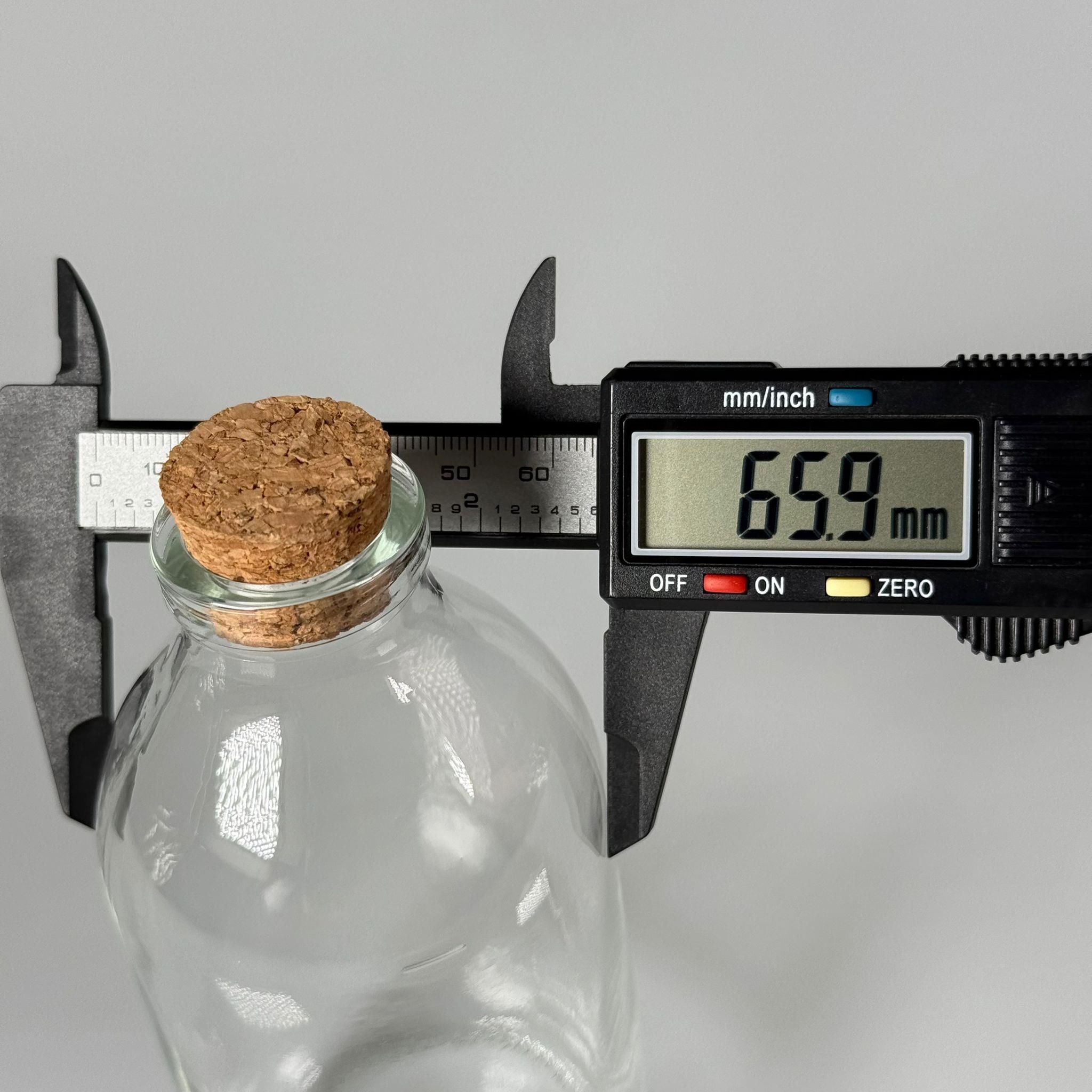 250 CC MANTAR TIPALI CAM ŞİŞE - GENİŞ AĞIZLI MANTAR TIPALI CAM ŞİŞE 250 ML - ŞEFFAF