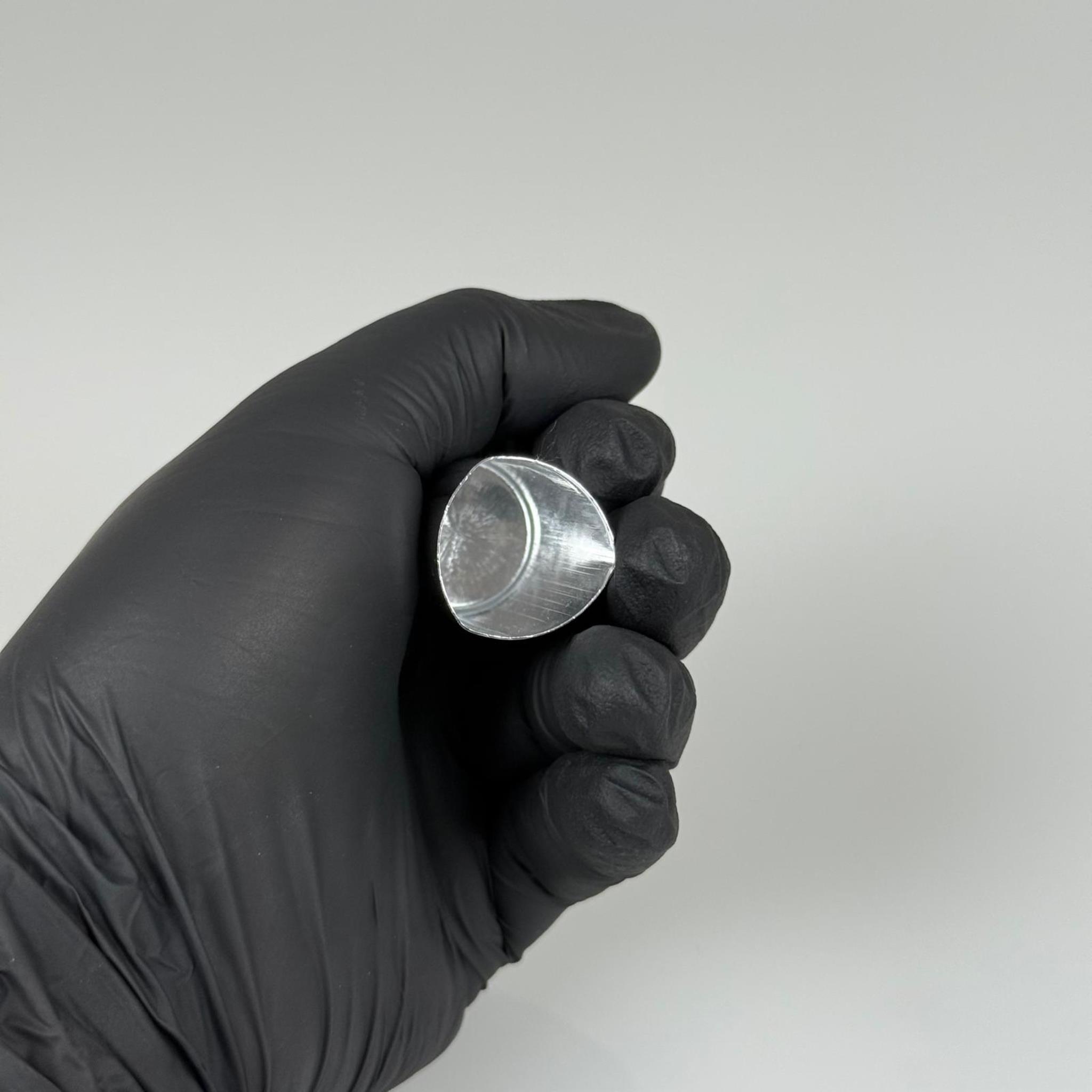 METAL KORUYUCU KAPAK GÜMÜŞ RENK (18 MM DAMLALIK VE SPREY ÜZERİNE)