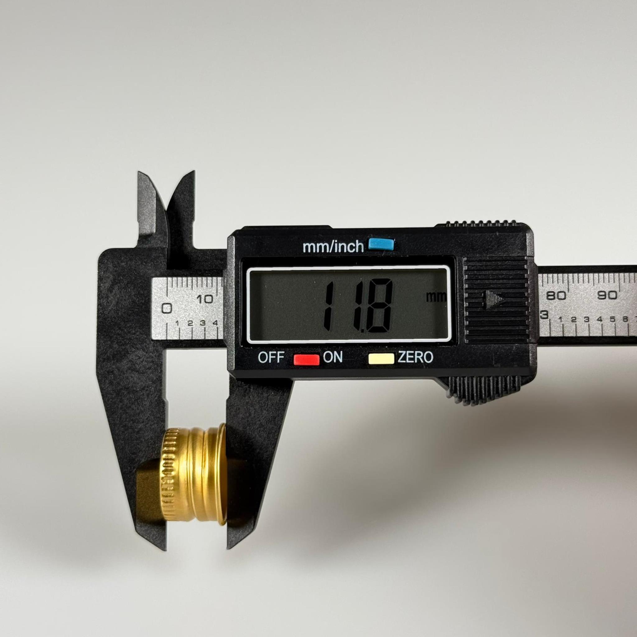 18 MM VİDALI GOLD ALÜMİNYUM KAPAK - İTHAL