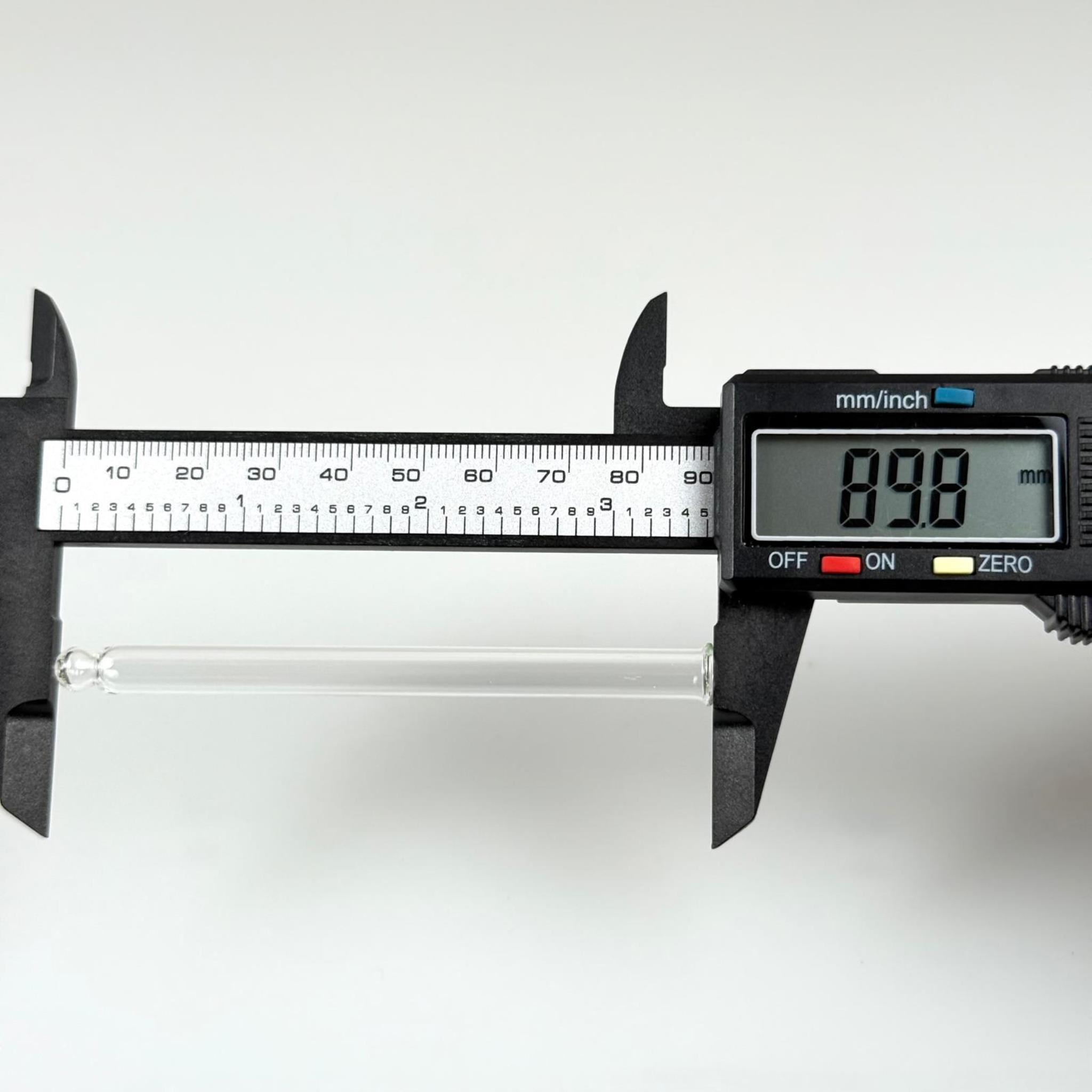 90 MM CAM ÇUBUK - DAMLALIKLI ŞİŞE İÇİN CAM PİPET