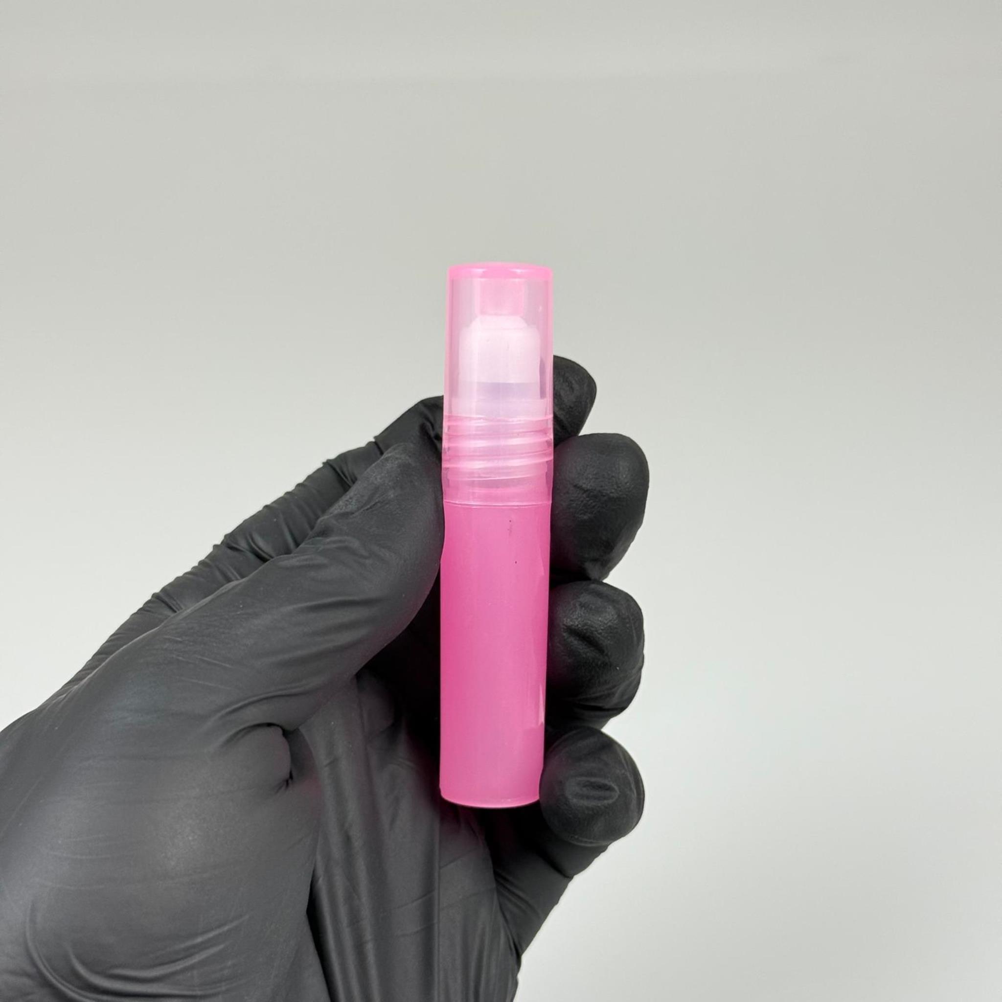 1,5 CC PLASTİK ROLL-ON ŞİŞE - BİLYELİ ŞİŞE - MİS ŞİŞESİ - ESANS ŞİŞESİ - KOKU - ŞİŞESİ - PARFÜMERİ ŞİŞESİ - PEMBE