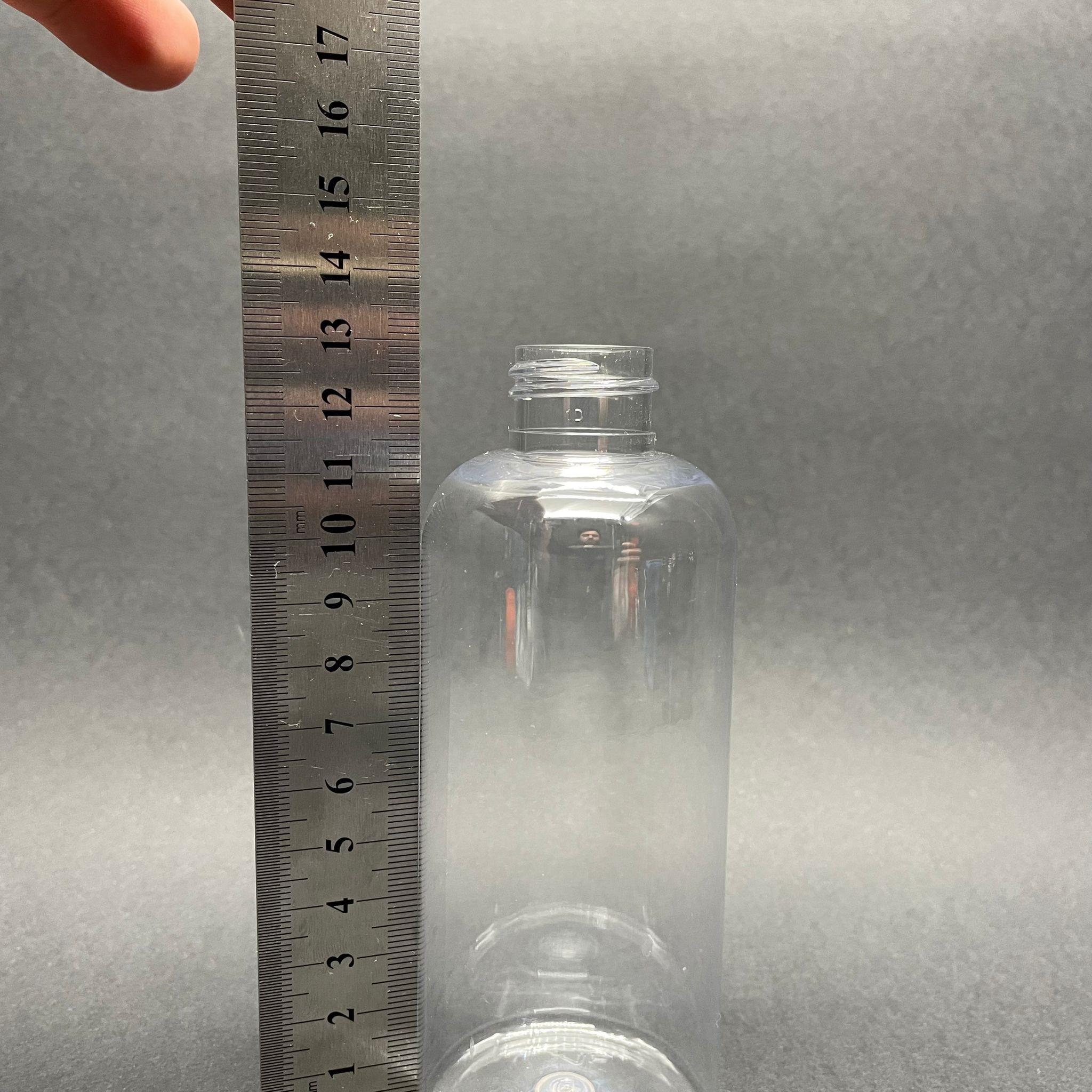 200 CC SİLİNDİR MODEL ŞEFFAF PET ŞİŞE KAPAKSIZ (24 AĞIZ) - 200 ML KOZMETİK ŞİŞE