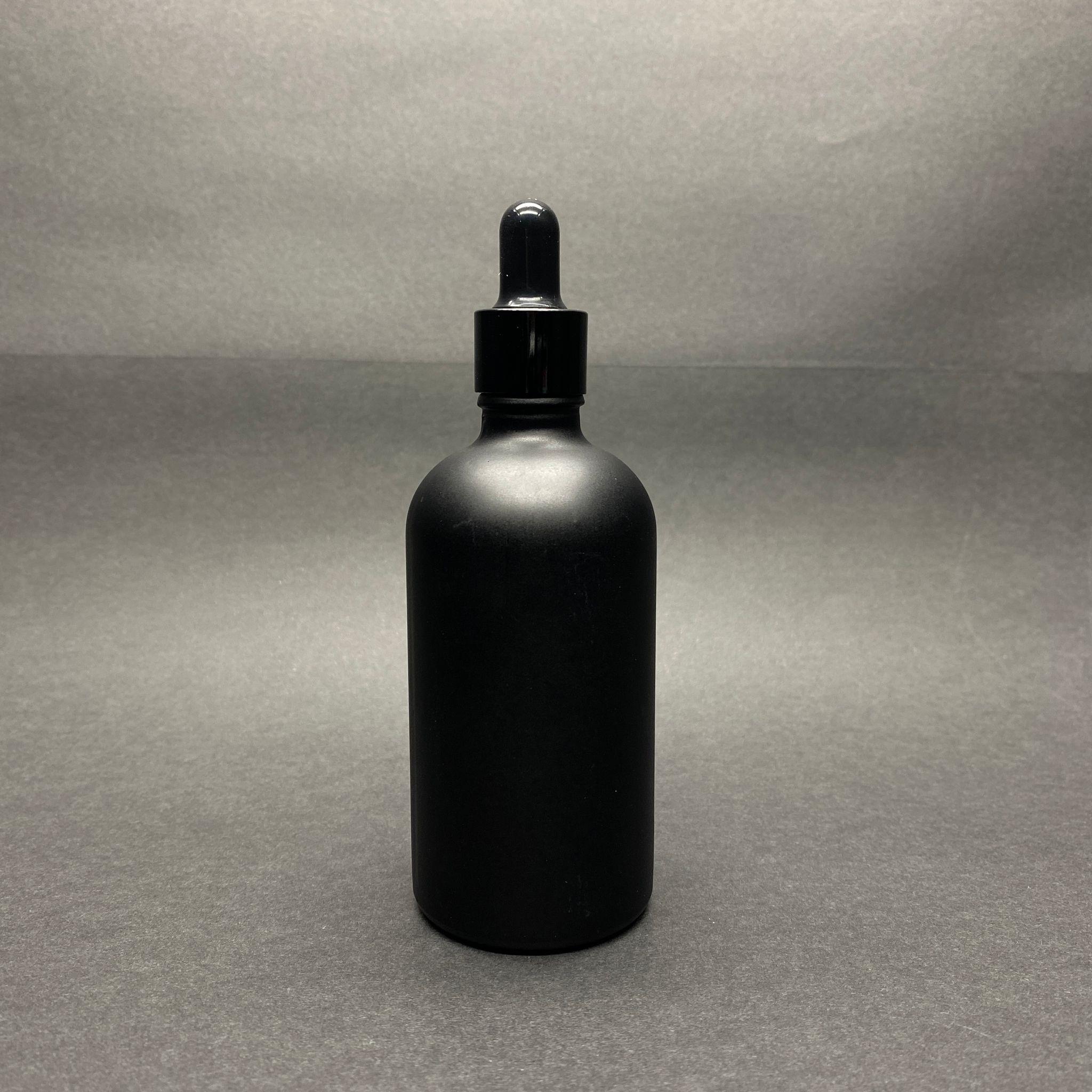 100 CC MAT SİYAH CAM ŞİŞE - KİLİTLİ CAM DAMLALIKLI TAKIM - 100 ML SİYAH CAM DAMLALIKLI CAM ŞİŞE - SİYAH EMZİK + SİYAH METAL KAPAK