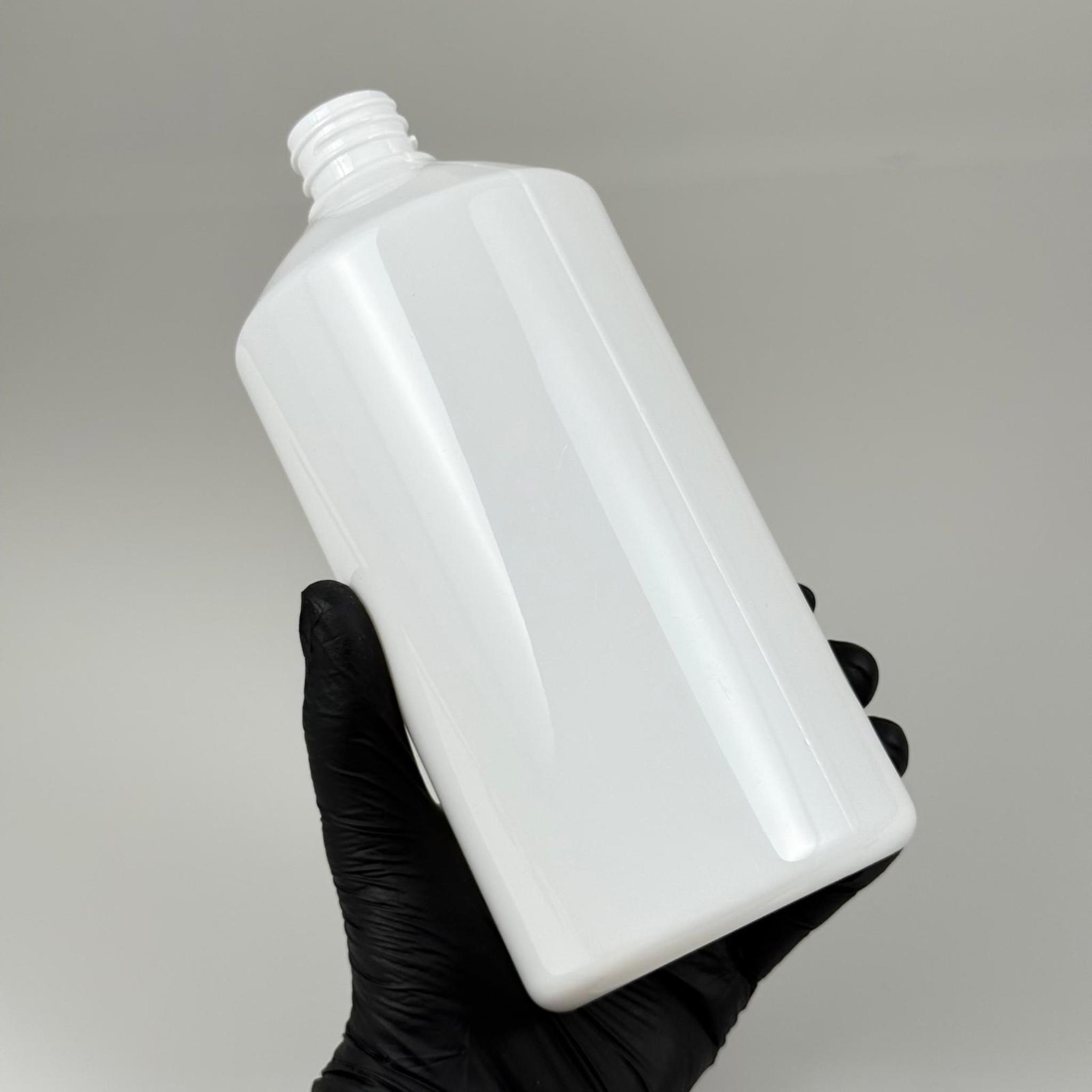 950 CC BEYAZ SERT PLASTİK ŞİŞE KAPAKSIZ (28 AĞIZ) - 950 ML BEYAZ PET ŞİŞE - KALIN (45 GR)