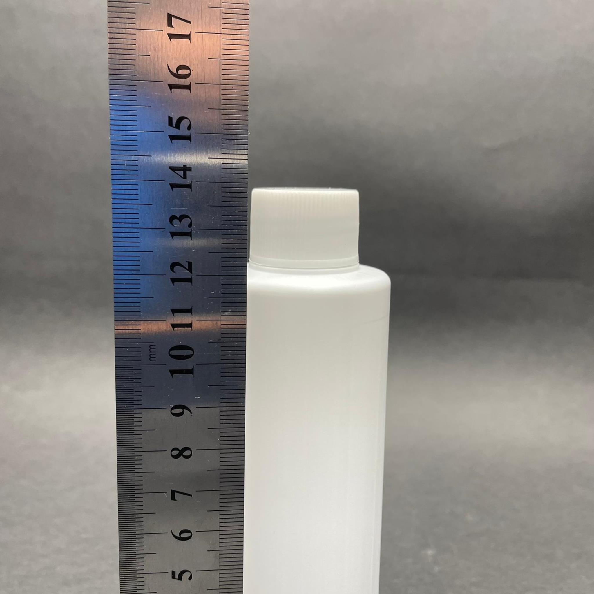 150 CC MAT BEYAZ SERT POLİETİLEN ŞİŞE - BEYAZ CONTALI KAPAKLI - 150 ML BEYAZ PLASTİK ŞİŞE
