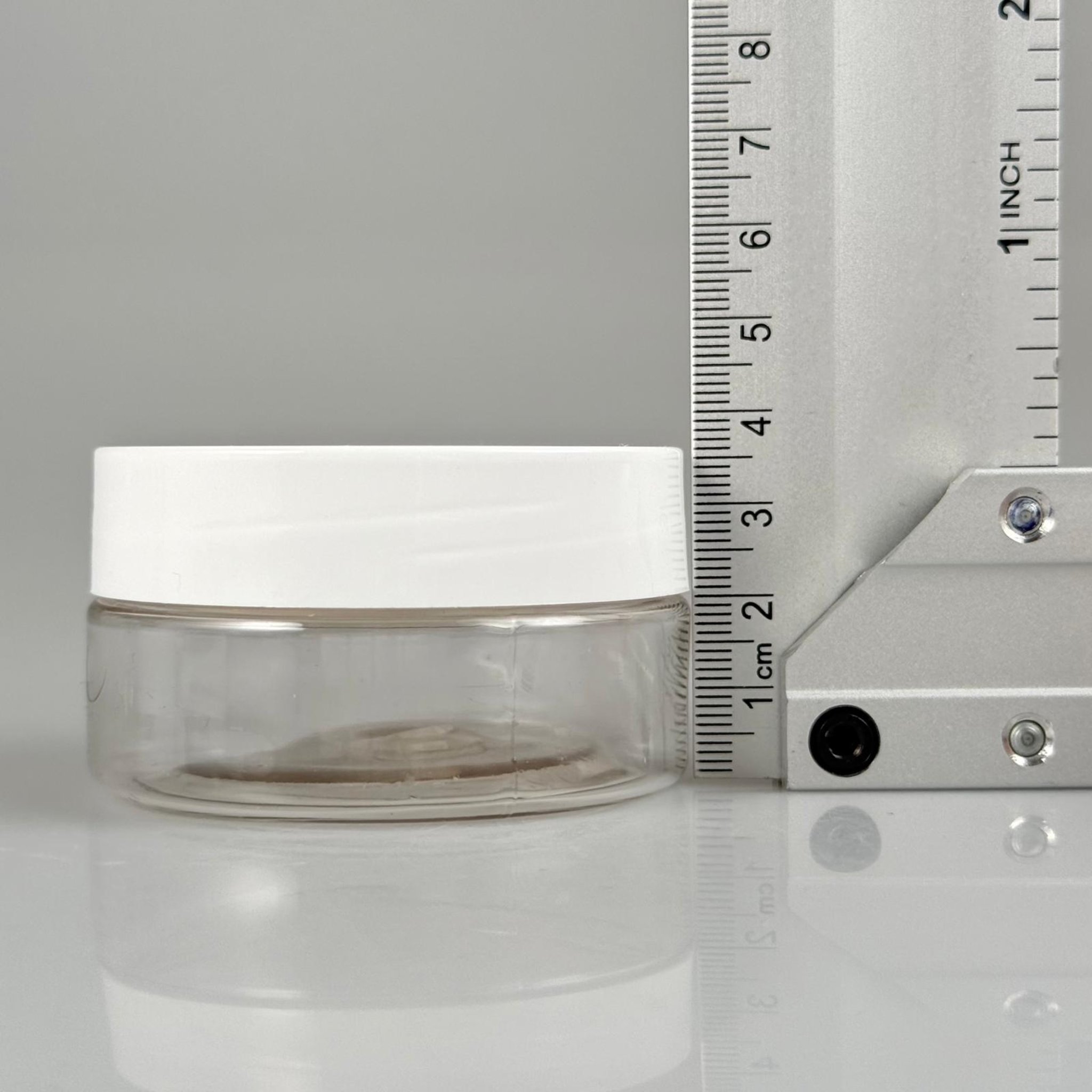 50 CC PET KAVANOZ- BEYAZ KAPAKLI + İÇ TIPALI - 50 ML PLASTİK KAVANOZ - KREM KAVANOZU
