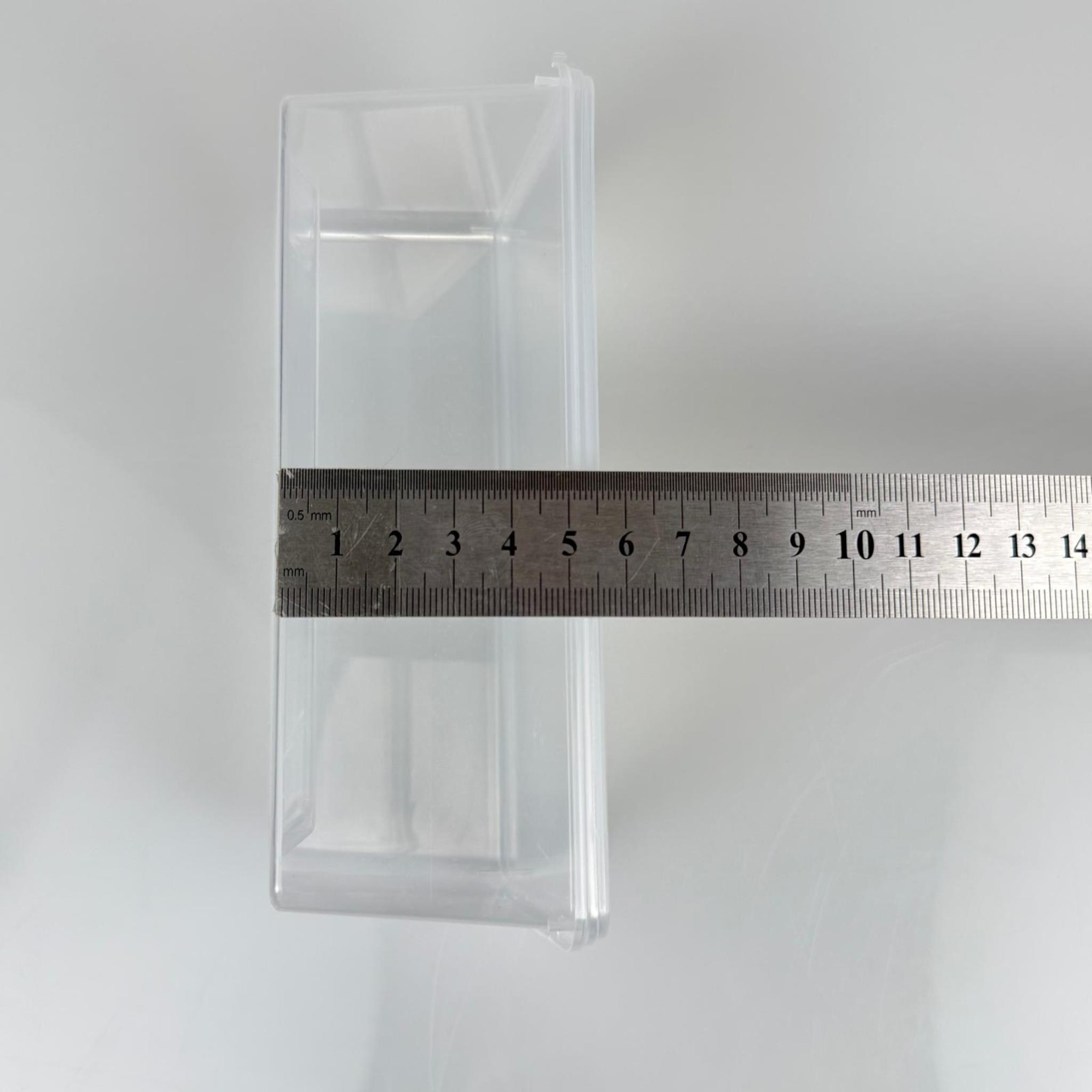 KOVA 500 CC ŞEFFAF DİKDÖRTGEN 16X8 CM - KENDİNDEN KİLİTLİ KAPAKLI - 0,5 LT ÇOK AMAÇLI SAKLAMA KABI -  BUZLUK KABI - BUZDOLABI İÇİN PLASTİK DÜZENLEYİCİ, KURABİYE KABI, BÖĞÜRTLEN AHUDUDU AMBALAJI, PETEK KOVAN BAL KUTUSU, HURMA KOVASI VB ALANLARDA KULLANILABİLİR.