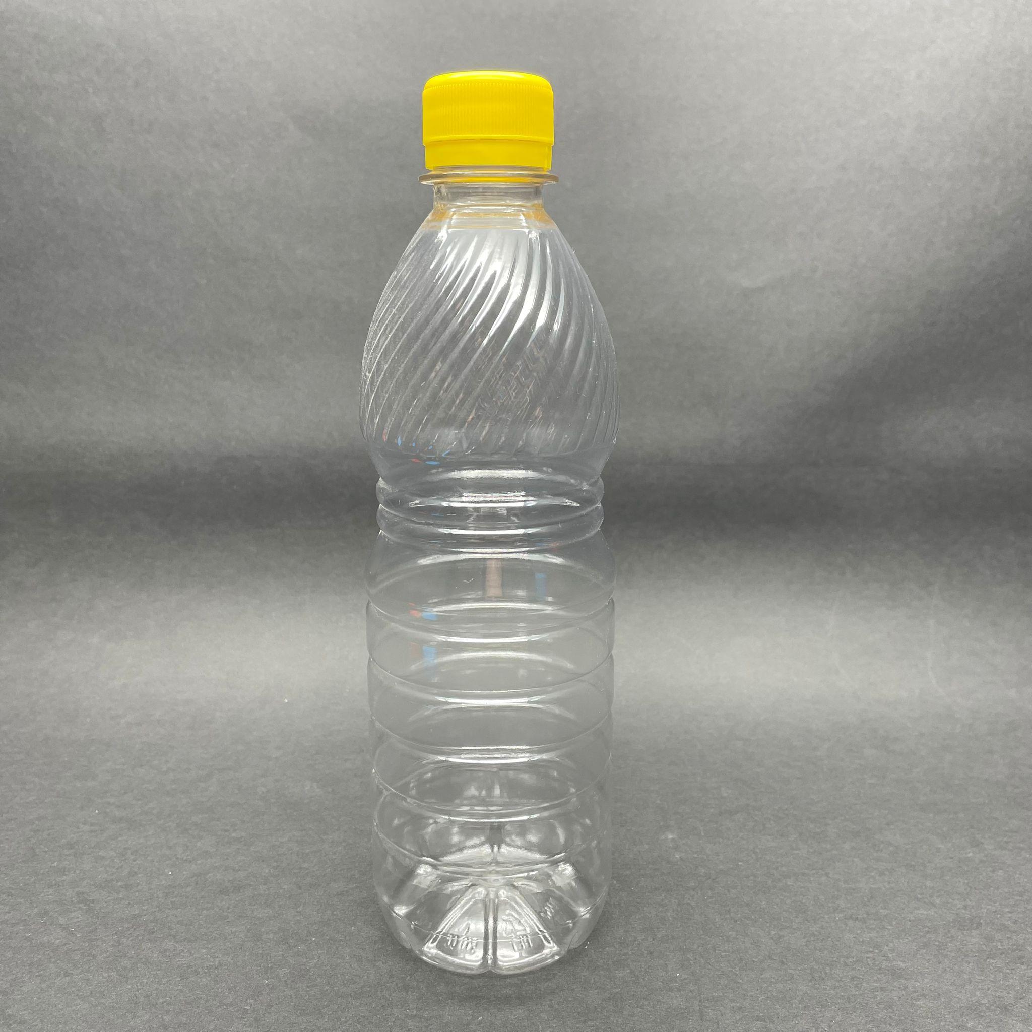 500 CC PET ŞİŞE - SARI KİLİTLİ KAPAKLI - 500 ML PLASTİK ŞİŞE - YARIM LİTRE KİLİT KAPAKLI UCUZ BOŞ PET ŞİŞE