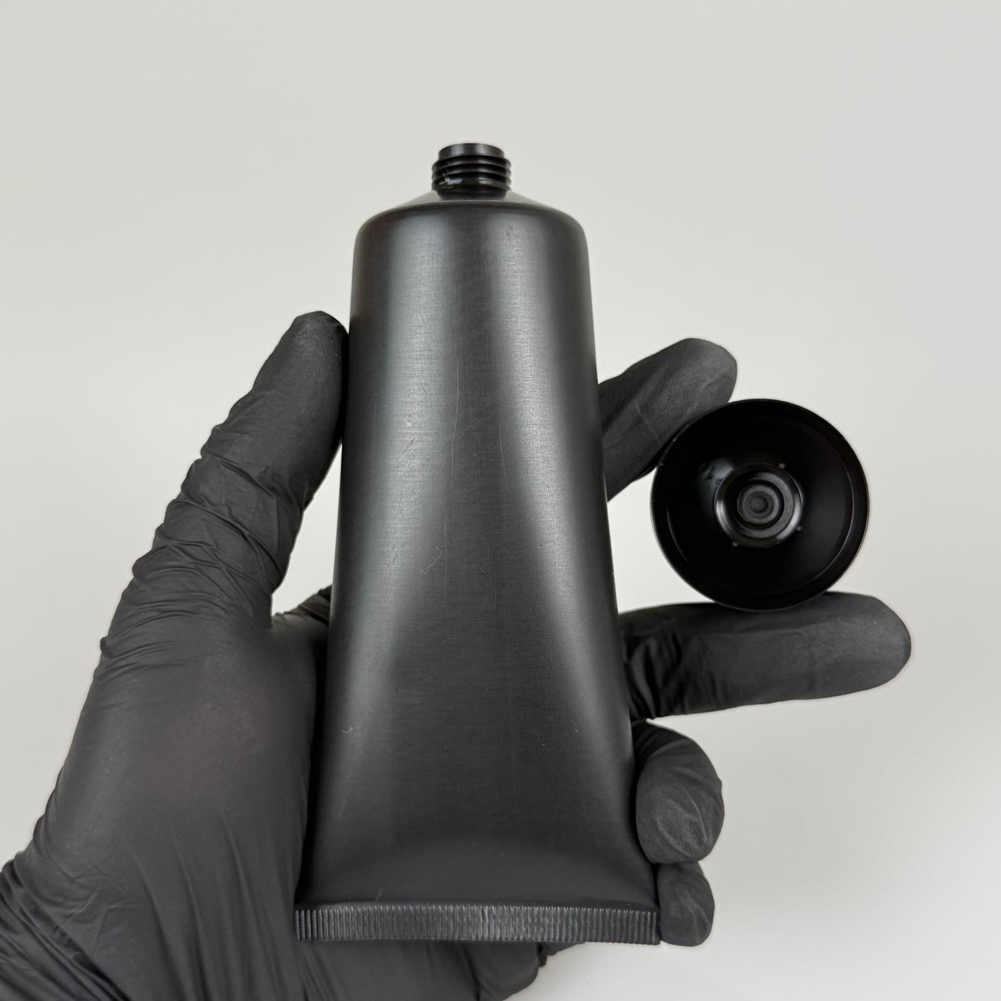 KOZMETİK İÇİN SİYAH BOŞ KREM TÜPÜ KAPAKLI - 100 ML - MERHEM TÜPÜ - PLASTİK MANÜEL DOLDURULABİLİR BOŞ TÜP - LİPGLOSS TÜP - DUDAK PARLATICISI TÜPÜ - BAL DOLUMU İÇİN PLASTİK TÜP