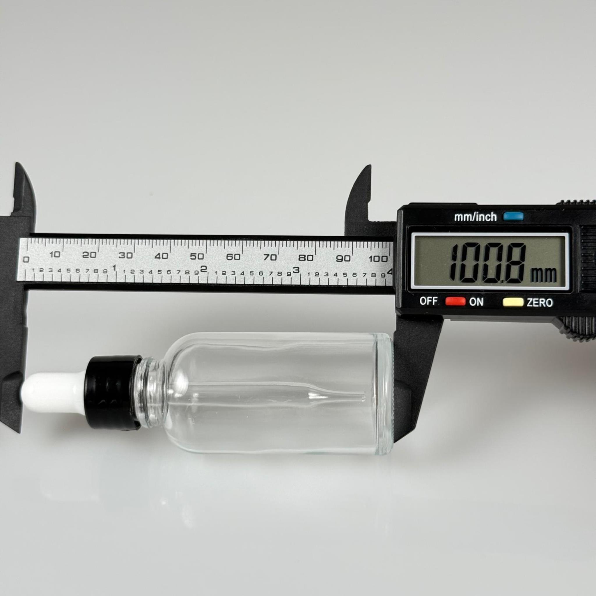 30 CC ŞEFFAF İNCE UÇLU CAM DAMLALIKLI ŞİŞE - BEYAZ EMZİK + SİYAH DÜZ KAPAK + CAM PİPET TAKIM - 30 ML ŞEFFAF DAMLALIKLI ŞİŞE SETİ