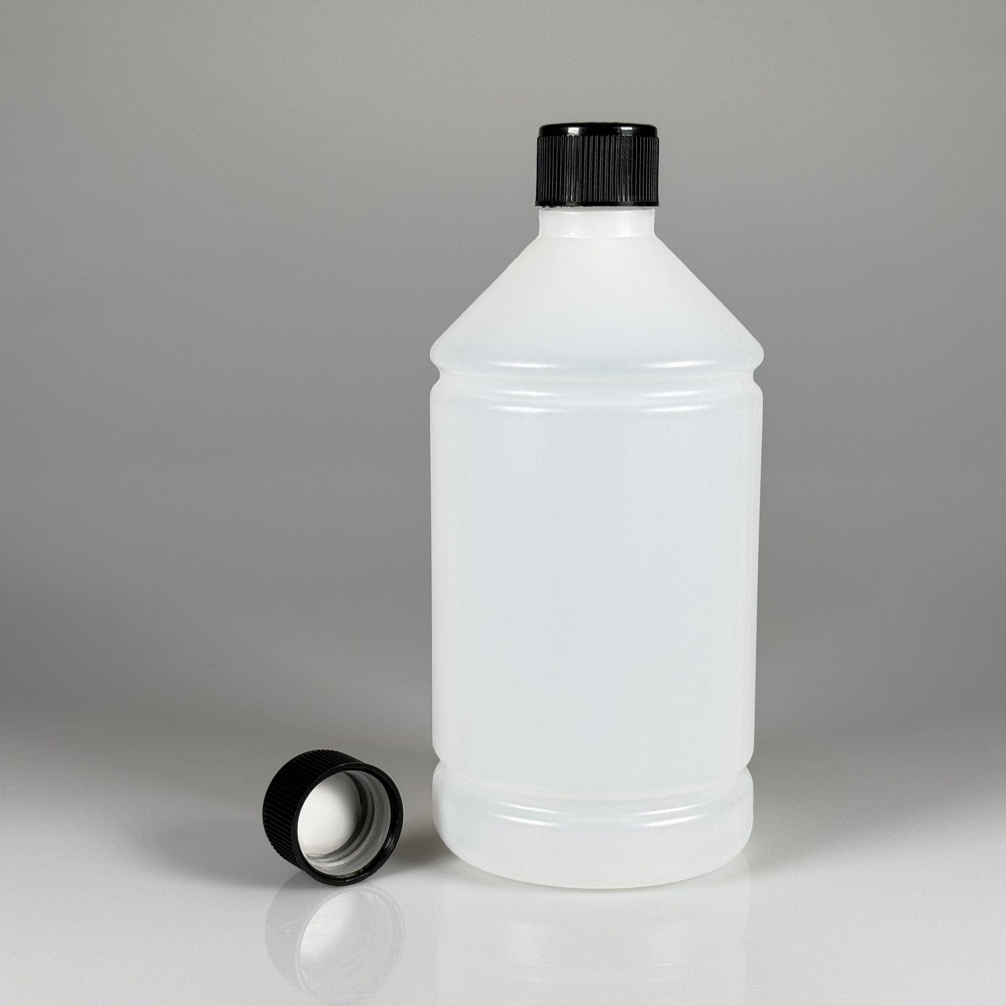1000 CC TİNER ŞİŞESİ - SİYAH ÇOCUK EMNİYET KİLİTLİ KAPAKLI - 1000 ML KİMYASALA DAYANIKLI PLASTİK ŞİŞE - 1 LT POLİETİLEN ŞİŞE