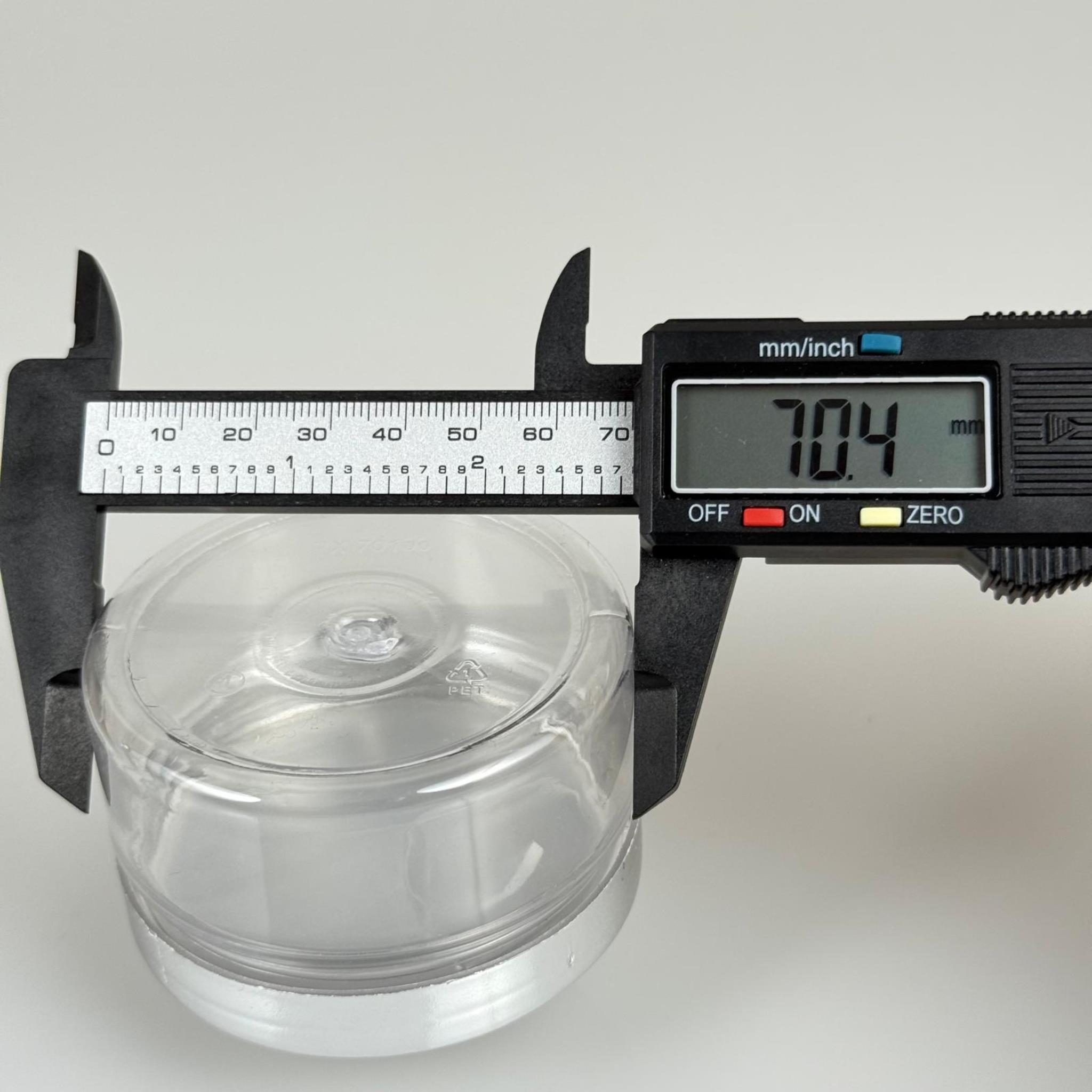 100 ML SERT PET KAVANOZ + GÜMÜŞ KAPLAMALI PLASTİK KAPAK + İÇ TIPA - 100 CC KALIN ŞEFFAF PLASTİK KAVANOZ GÜMÜŞ KAPLAMALI PLASTİK KAPAKLI İÇ TIPALI TAKIM - KREM KAVANOZLARI