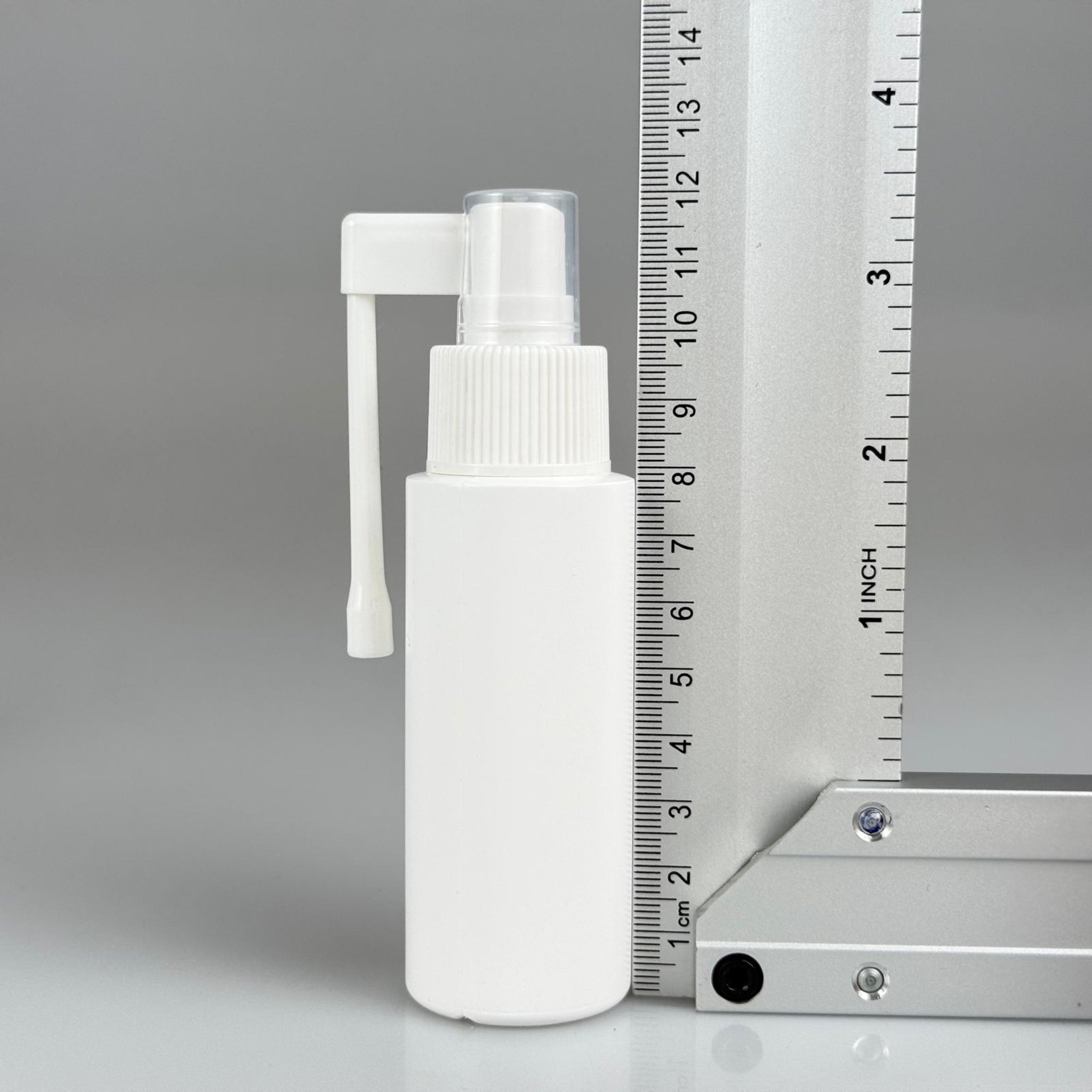 50 CC SİLİNDİR OVAL BOYUNLU KALIN POLİETİLEN ŞİŞE  - ORAL BOĞAZ  SPREYLİ - AĞIZ ÇAPI 24 MM - BEYAZ