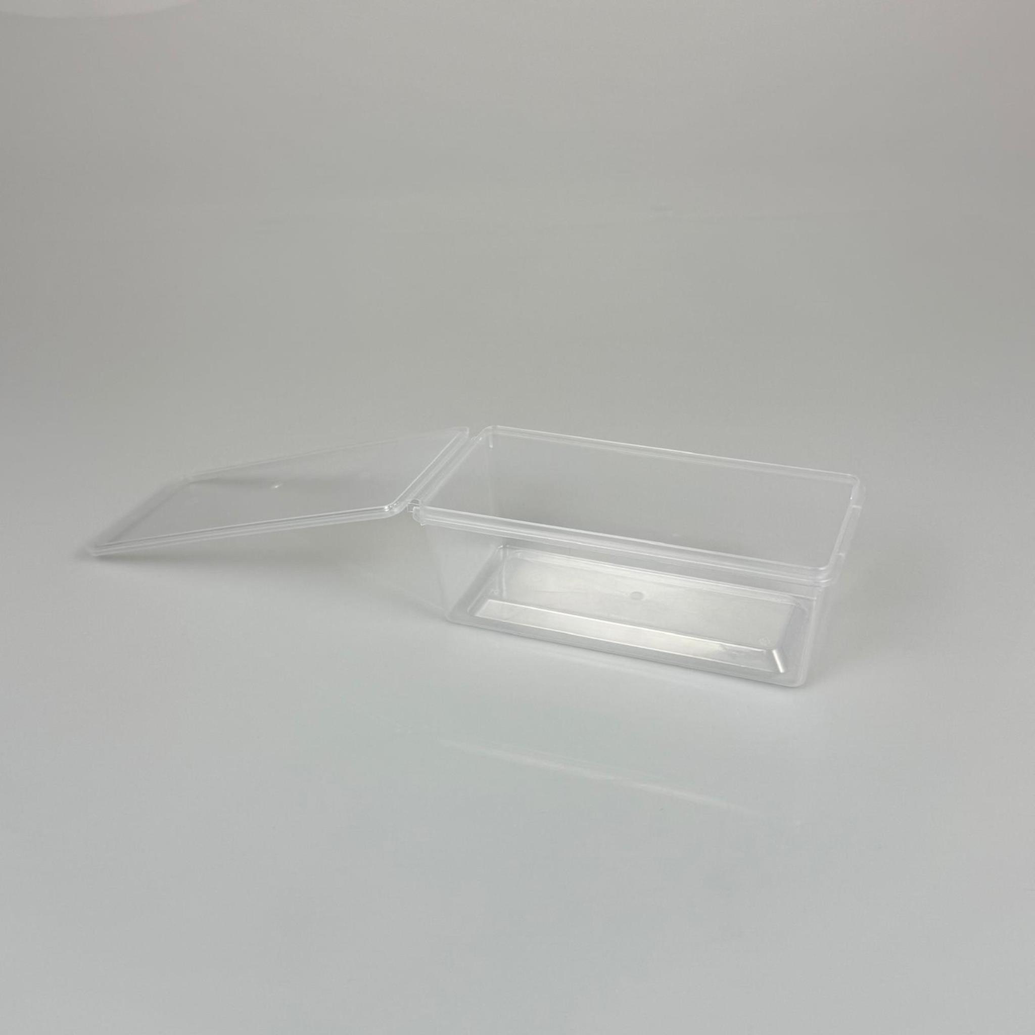 KOVA 500 CC ŞEFFAF DİKDÖRTGEN 16X8 CM - KENDİNDEN KİLİTLİ KAPAKLI - 0,5 LT ÇOK AMAÇLI SAKLAMA KABI -  BUZLUK KABI - BUZDOLABI İÇİN PLASTİK DÜZENLEYİCİ, KURABİYE KABI, BÖĞÜRTLEN AHUDUDU AMBALAJI, PETEK KOVAN BAL KUTUSU, HURMA KOVASI VB ALANLARDA KULLANILABİLİR.