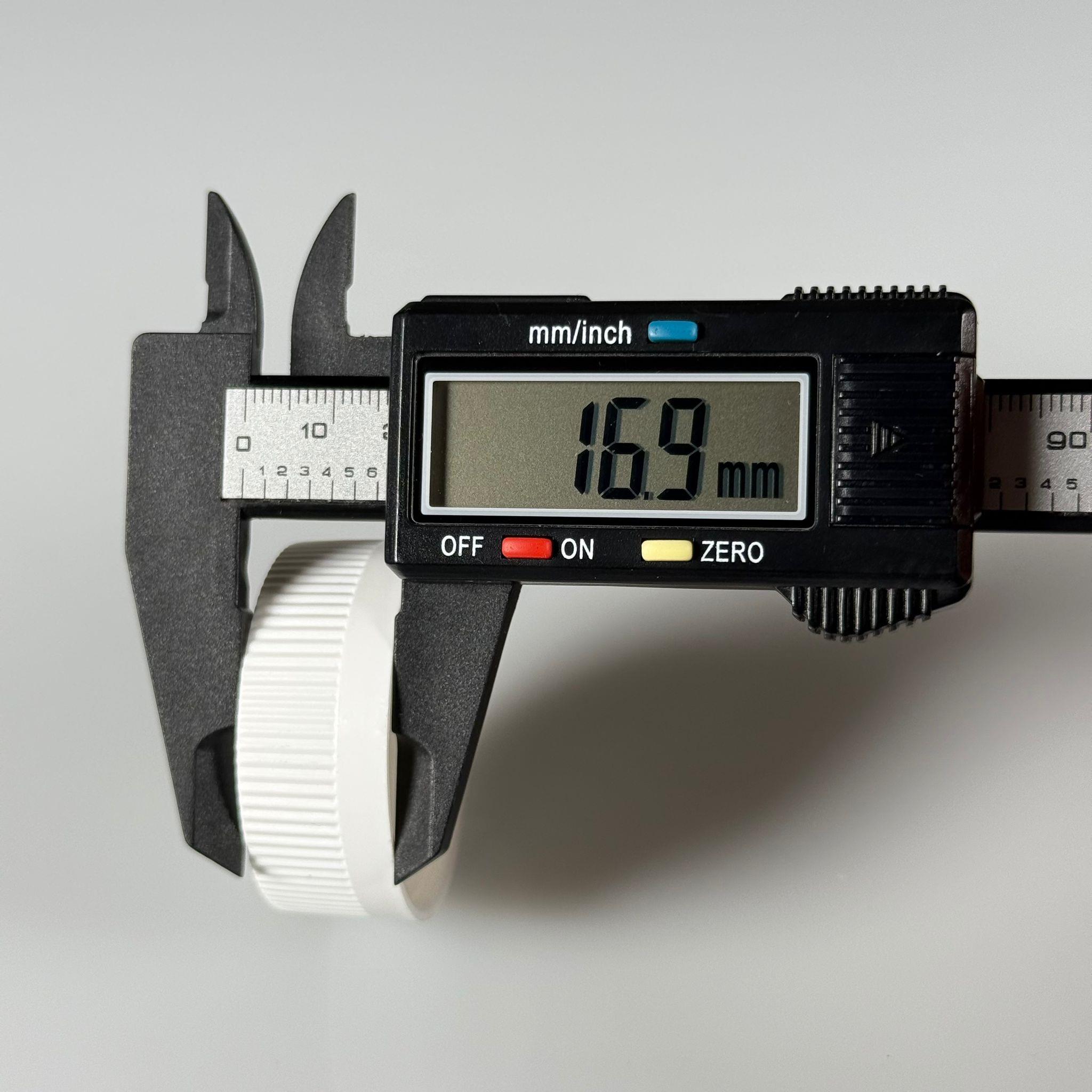 38 MM ÇOCUK KİLİTLİ VİDALI PLASTİK KAPAK - BEYAZ