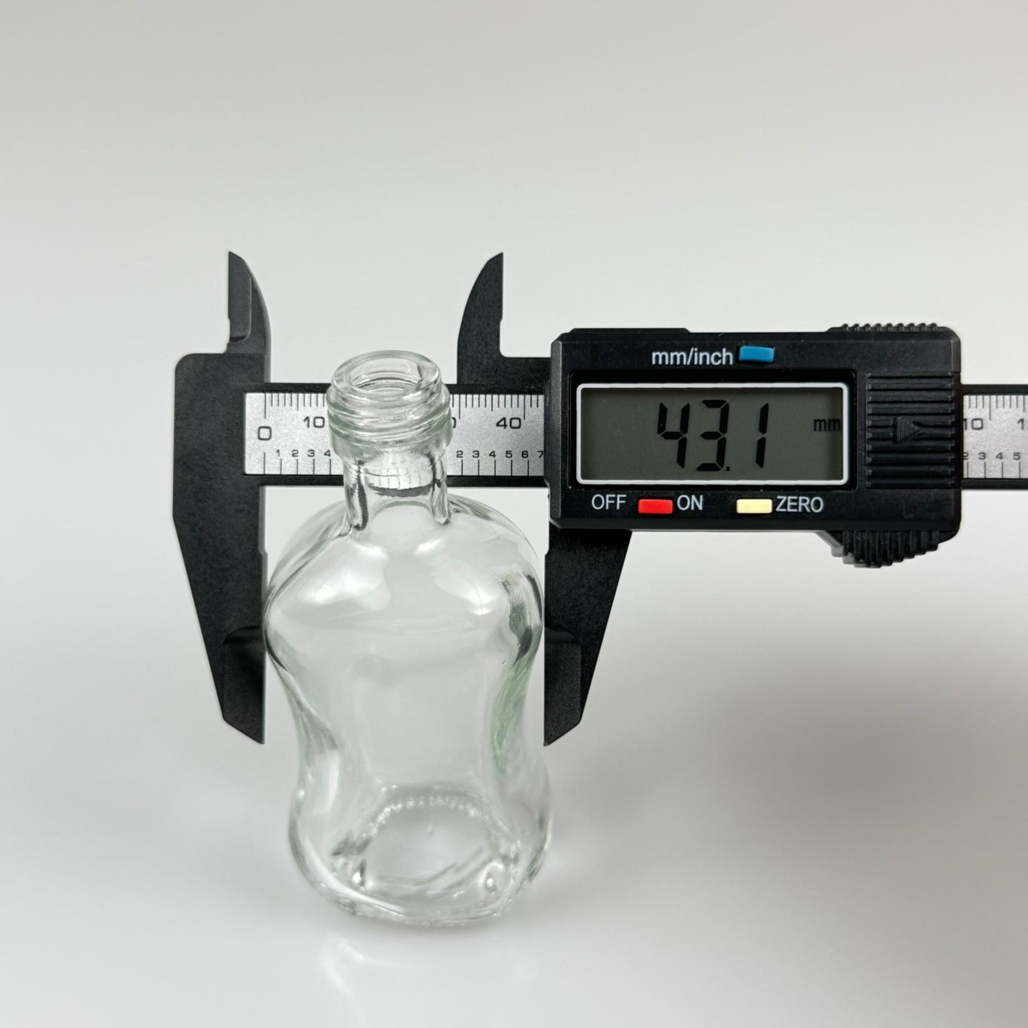 50 CC BOĞAZLI İNCE BELLİ CAM ŞİŞE - 18 MM AĞIZ - 50 ML PRESTİJLİ ŞİŞE