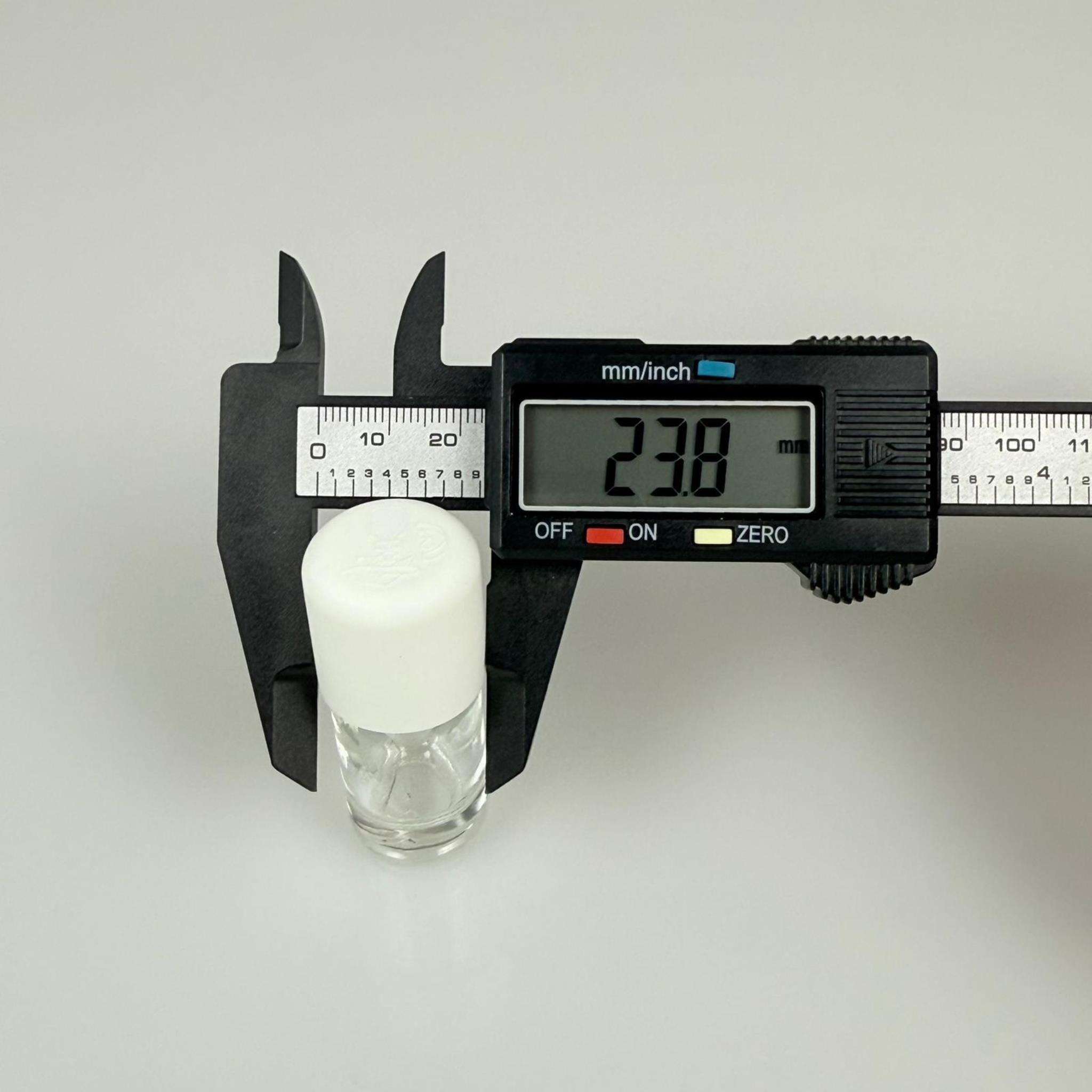 5 CC ŞEFFAF CAM ŞİŞE + İÇTEN DAMLALIKLI ÇOCUK KİLİTLİ BEYAZ KAPAK - SAYDAM 5 ML KİLİT KAPAKLI DAMLATMALI ŞİŞE