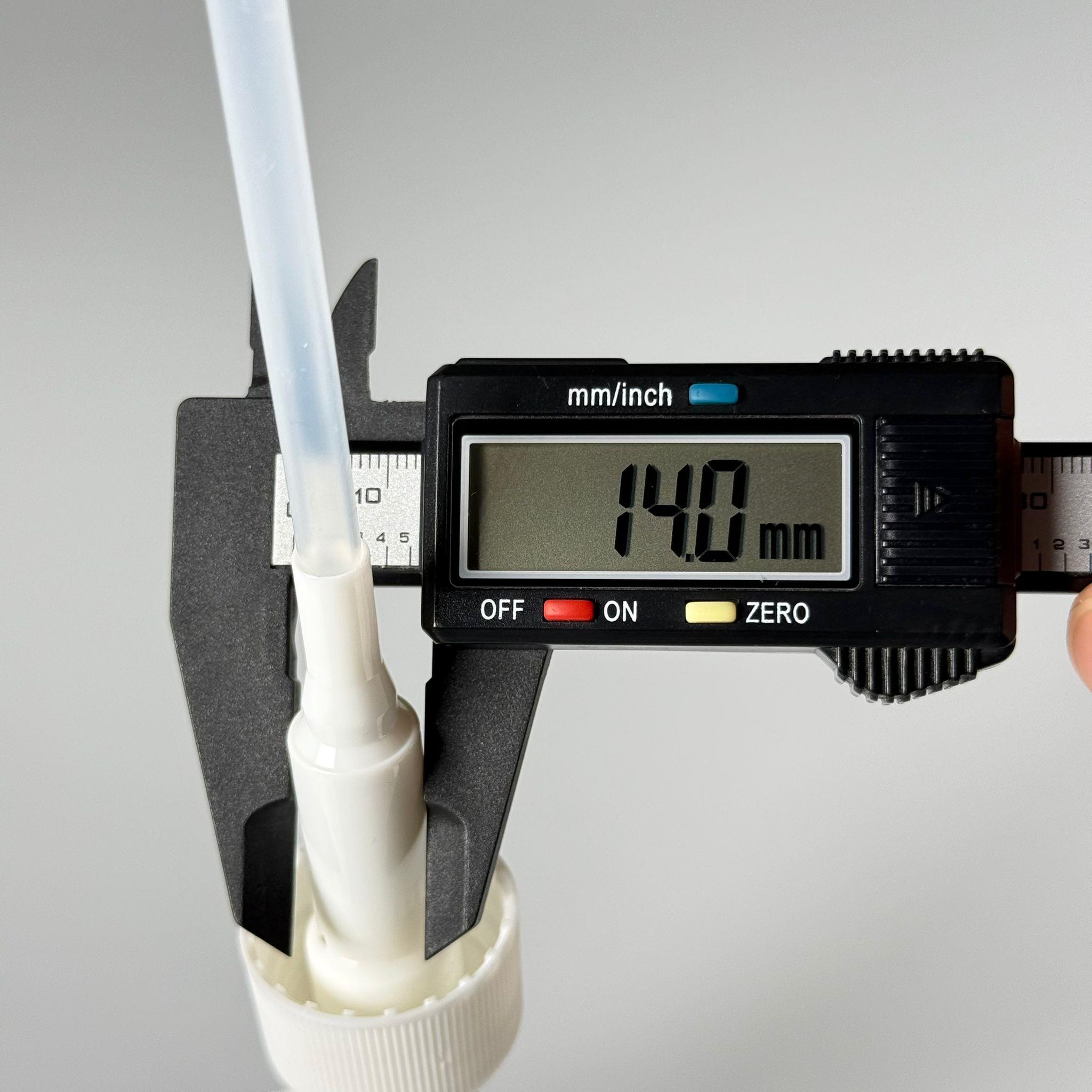 28 MM POMPA BEYAZ  KİLİTLİ - KISA HORTUMLU